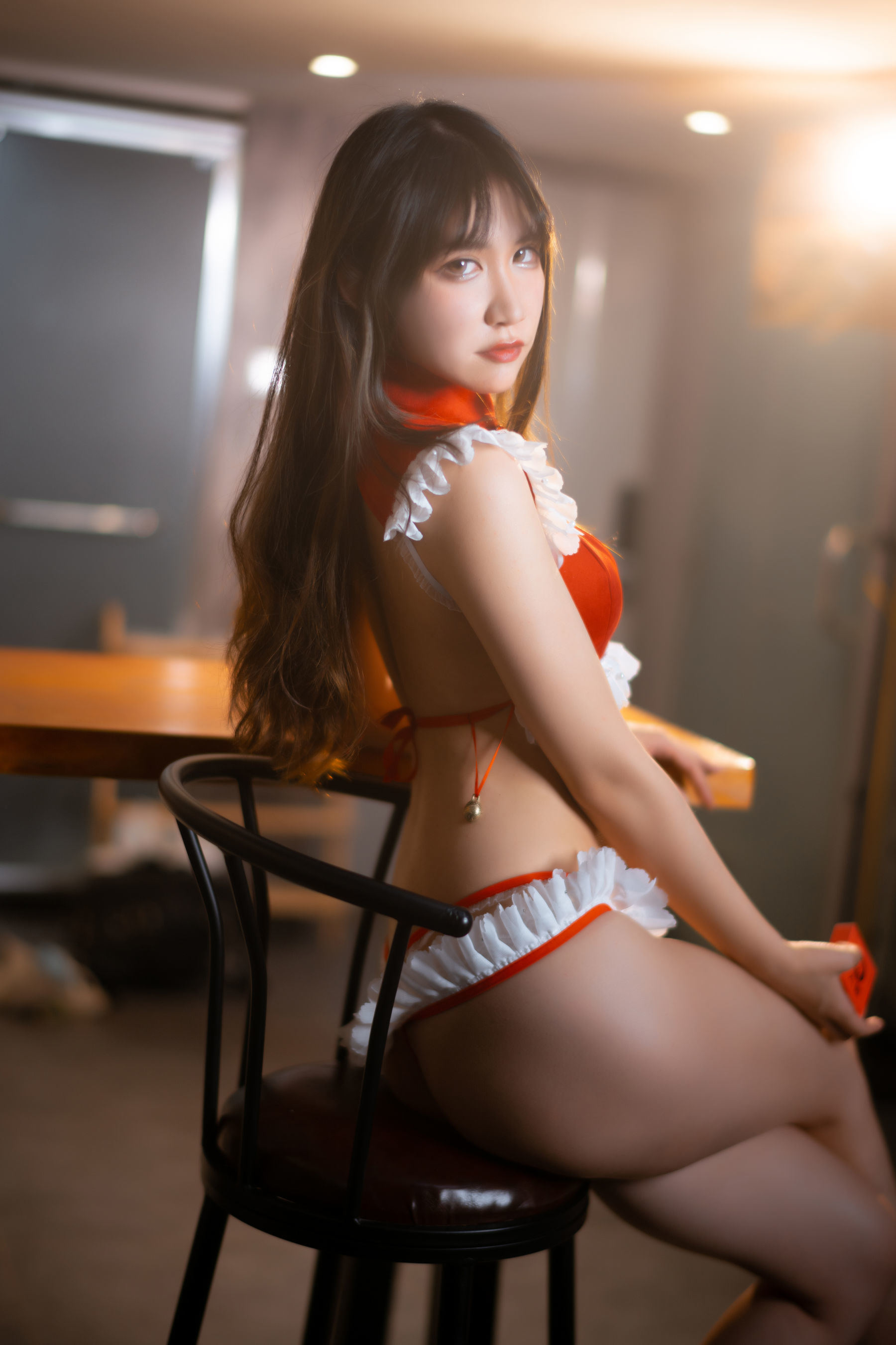網紅COSER寫真] 動漫博主阮邑_仙女 - 大象 紅色