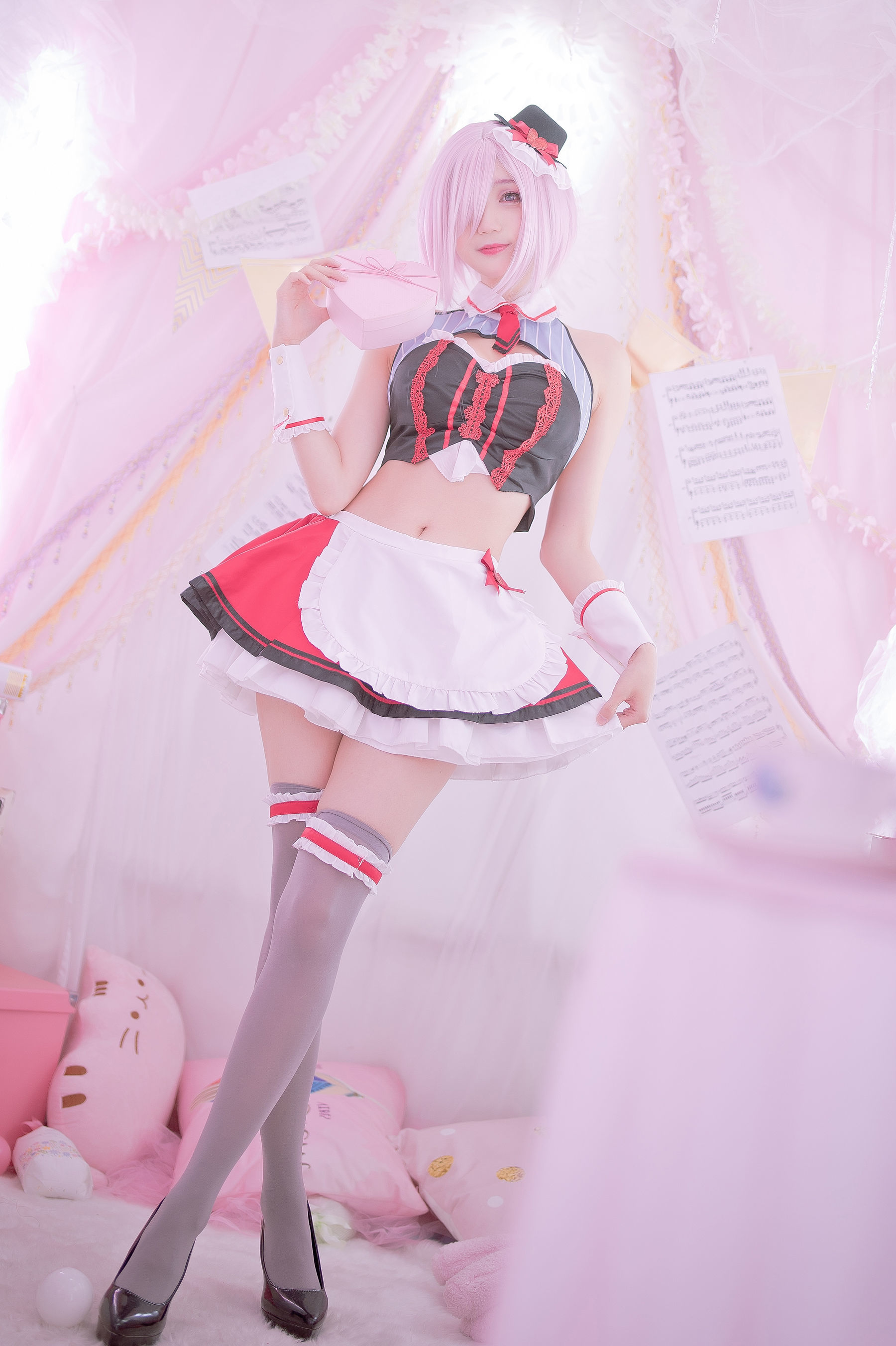 Bộ ảnh COSER nổi tiếng] Zhou Ji là Thỏ Thỏ Dễ Thương - Mashu Lễ Tình Nhân