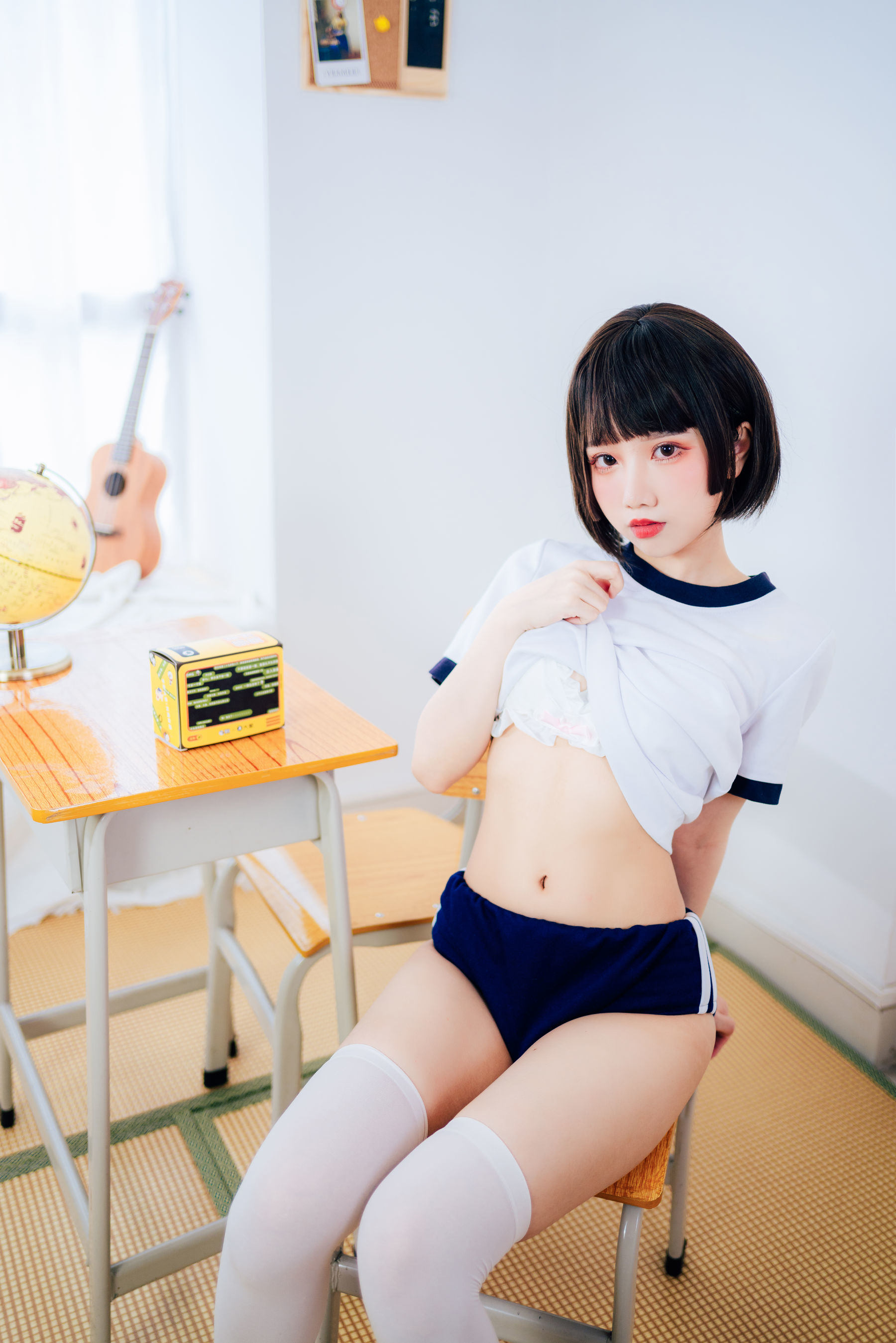 Internet Celebrity Cosplayer Photobook] Anime Blogger Guo Mie Jiang w - Gymnastics Uniform