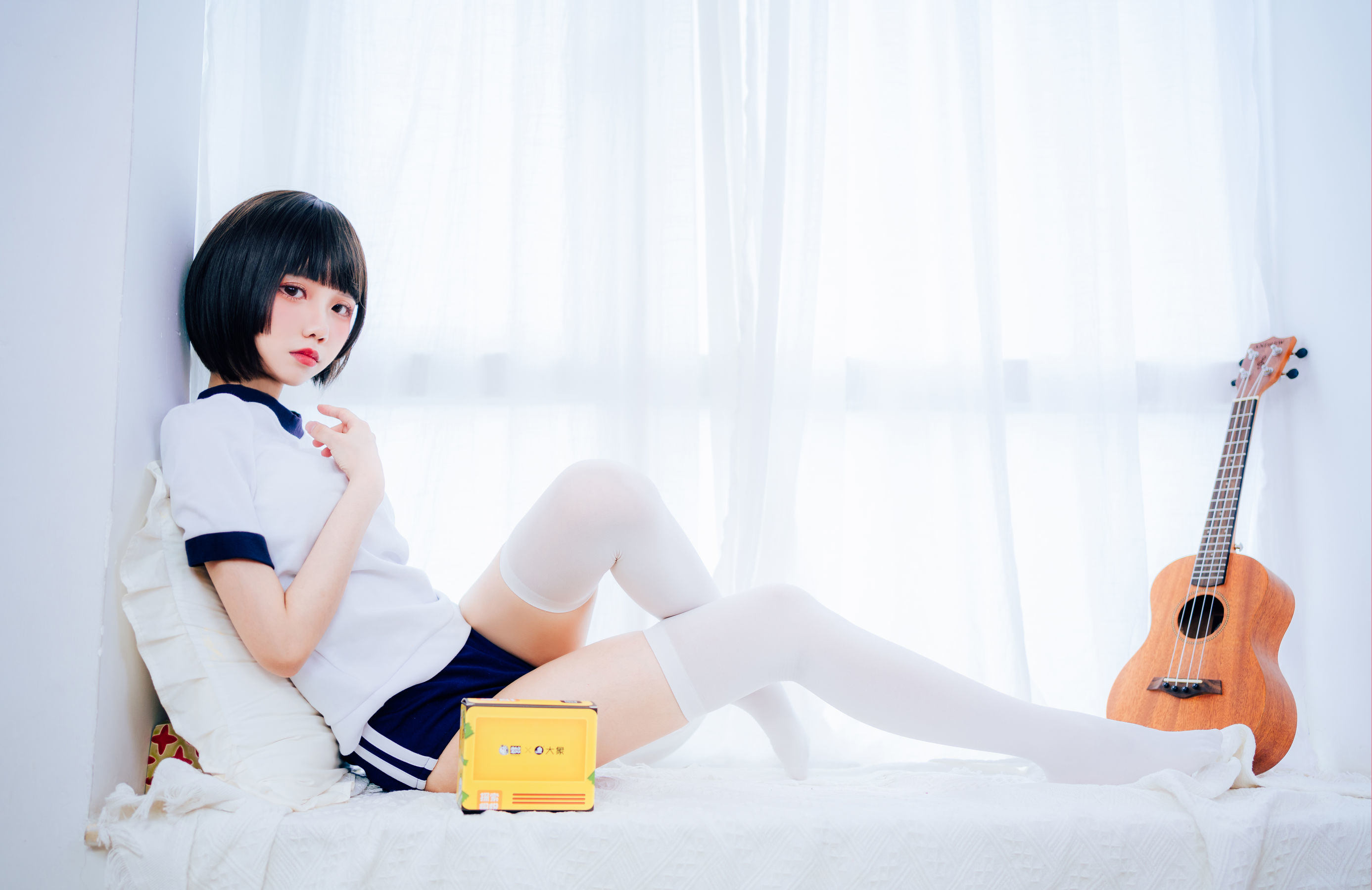 Internet Celebrity Cosplayer Photobook] Anime Blogger Guo Mie Jiang w - Gymnastics Uniform