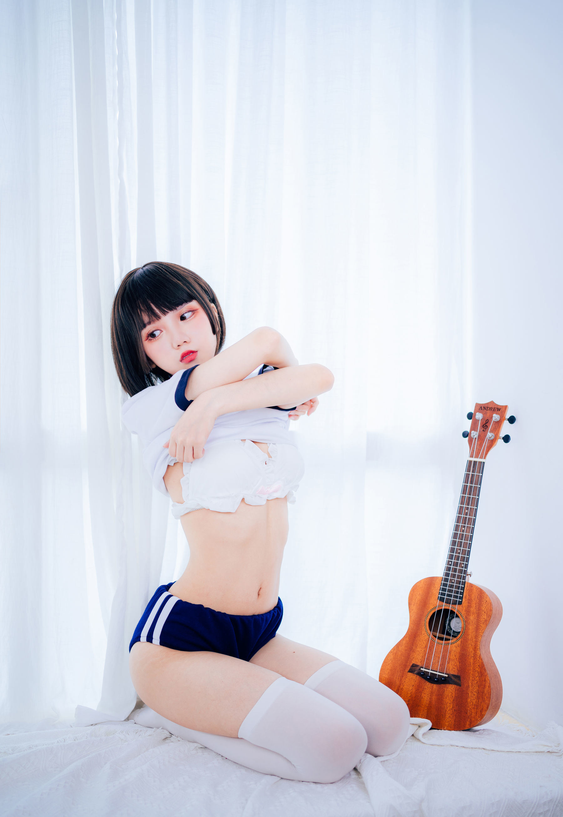 Internet Celebrity Cosplayer Photobook] Anime Blogger Guo Mie Jiang w - Gymnastics Uniform