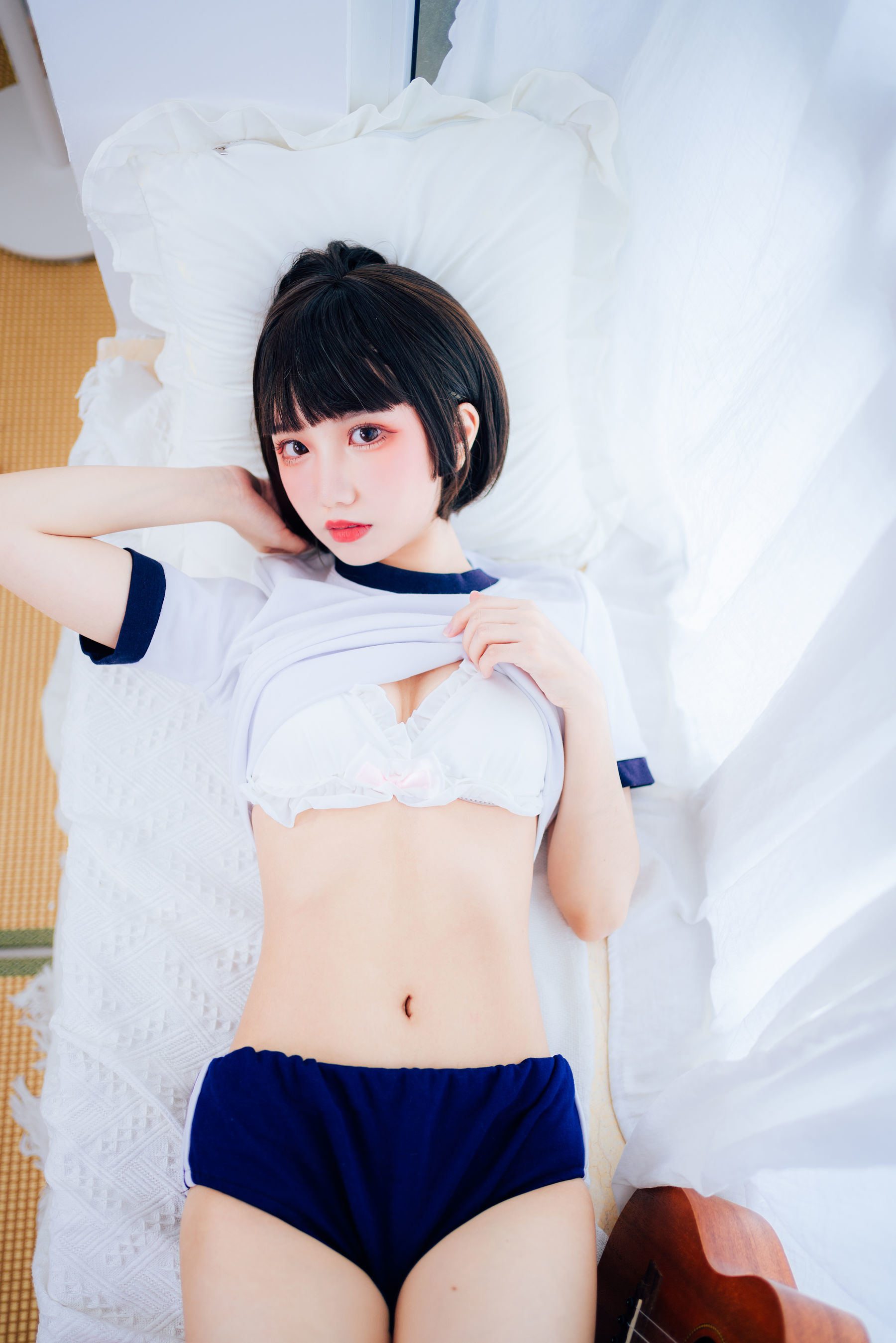Internet Celebrity Cosplayer Photobook] Anime Blogger Guo Mie Jiang w - Gymnastics Uniform