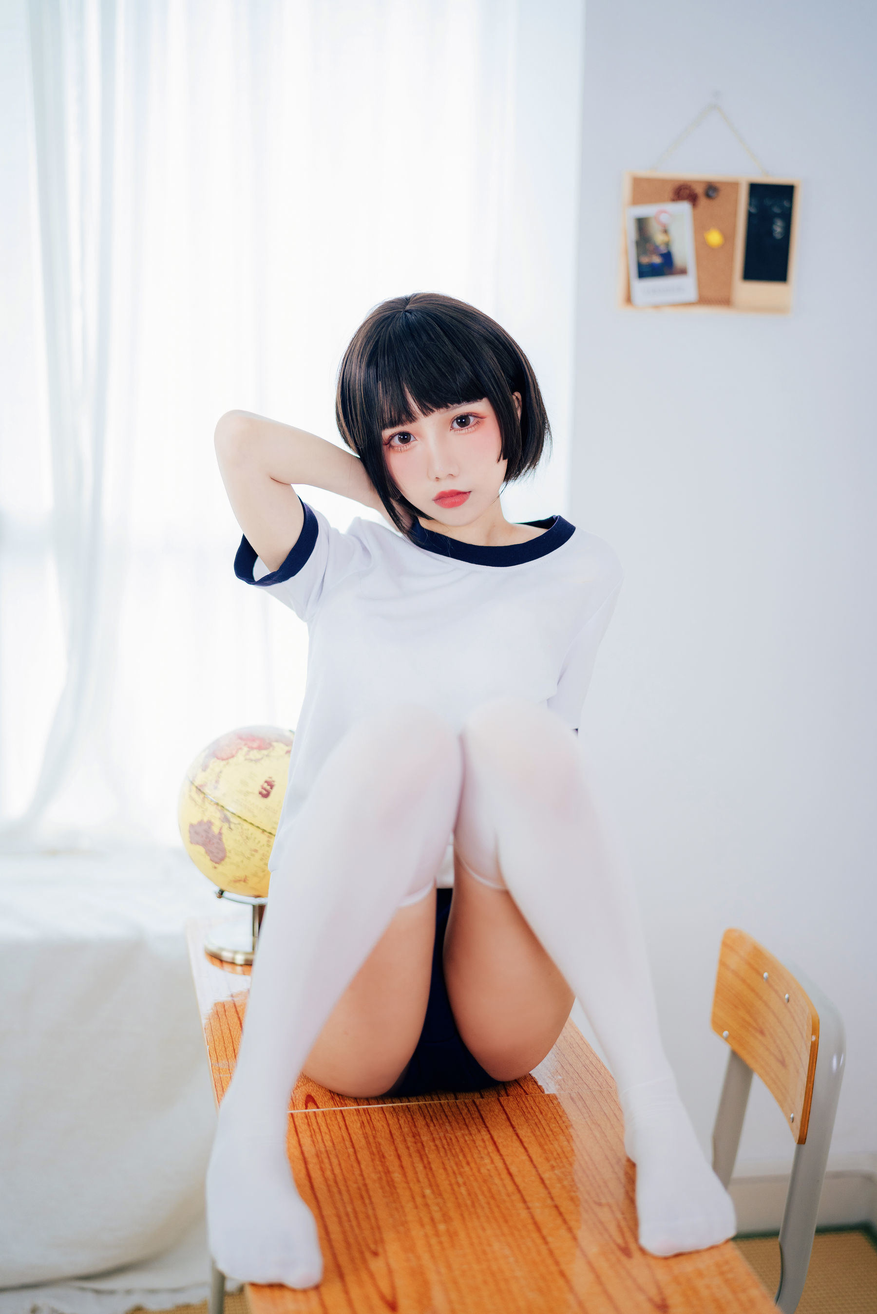 Internet Celebrity Cosplayer Photobook] Anime Blogger Guo Mie Jiang w - Gymnastics Uniform