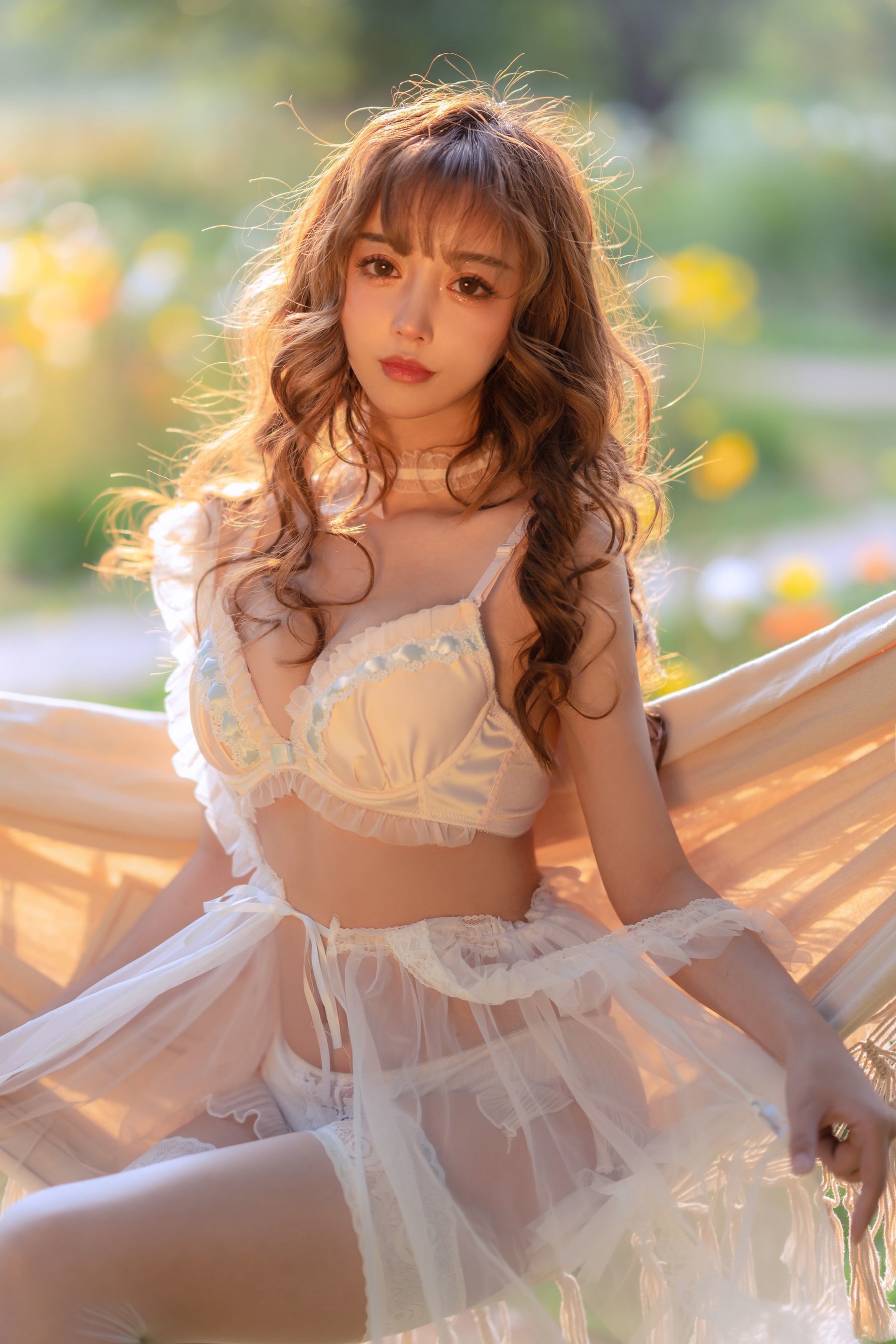 網紅COSER寫真] 斗魚米線線sama寫真 - 夏日限定 吊床