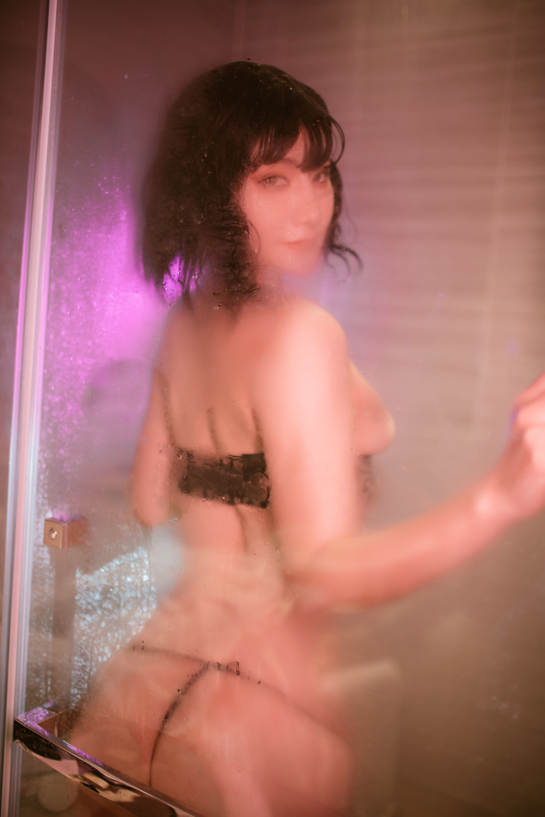 Internet Celebrity Coser Photobook] Xinglan is Lanlan, called Lanmei ya - Bathroom Tape