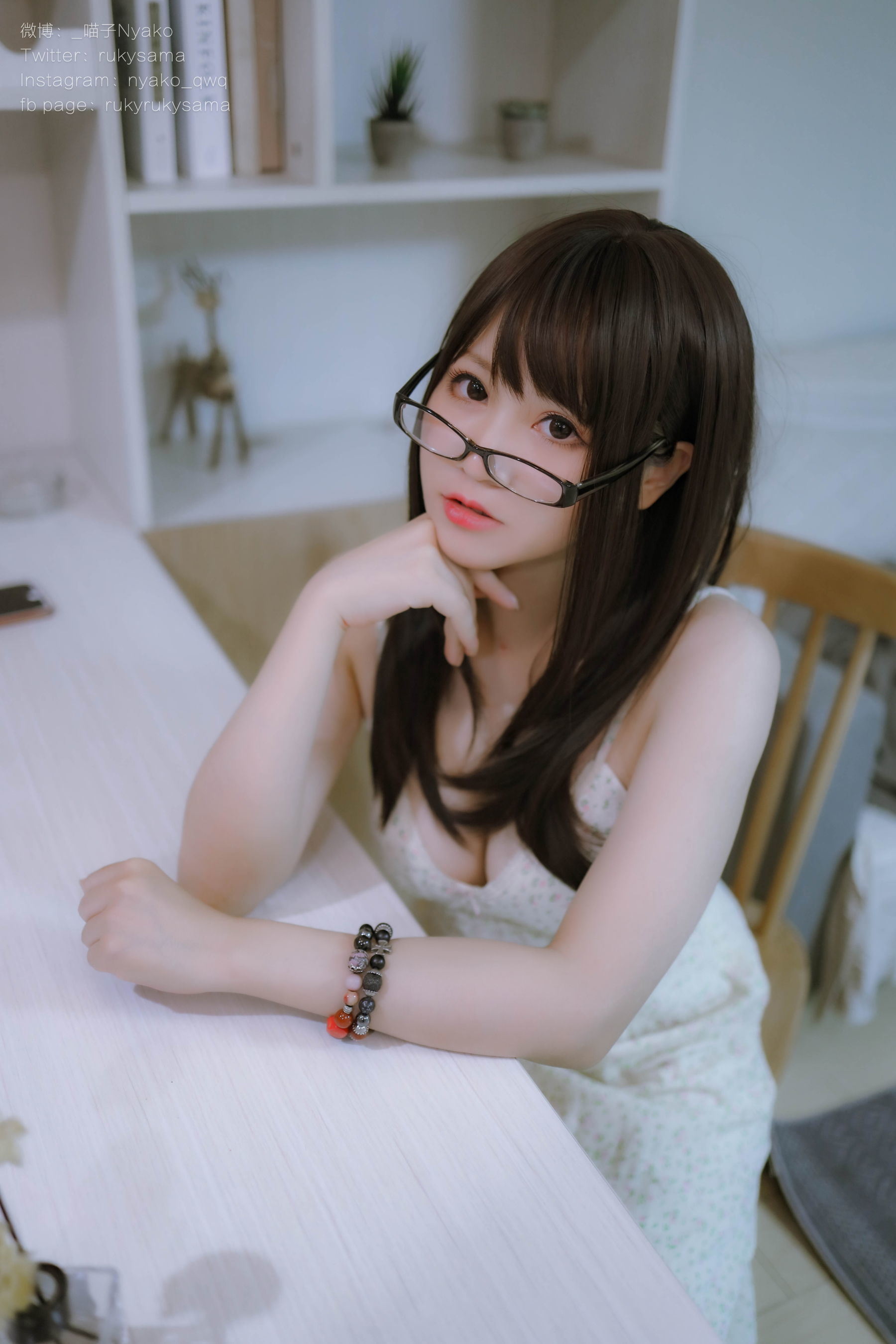 網紅COSER寫真] 萌妹子Nyako喵子 - 妄想女友的同居生活 之 便服系列