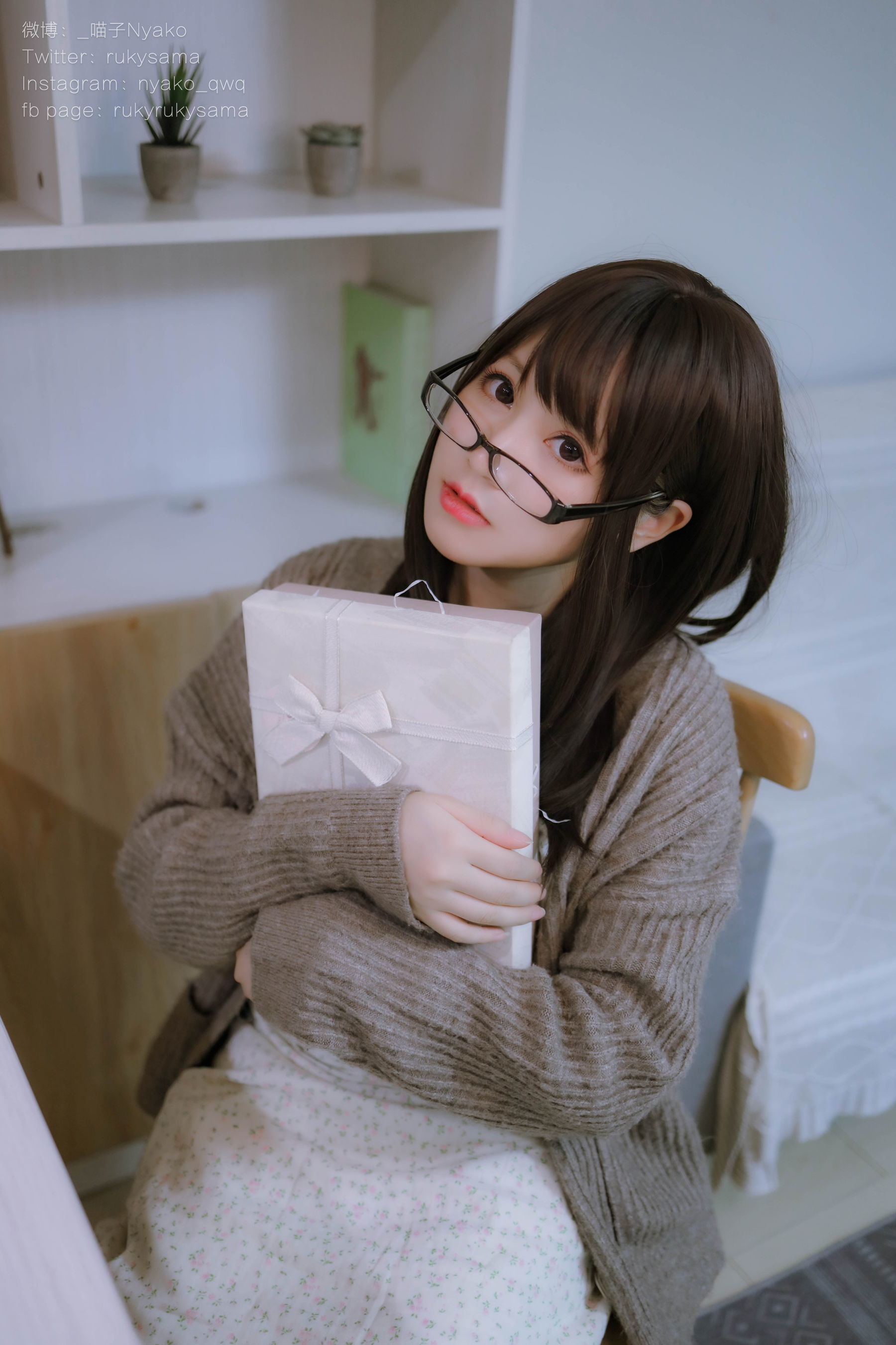 網紅COSER寫真] 萌妹子Nyako喵子 - 妄想女友的同居生活 之 便服系列