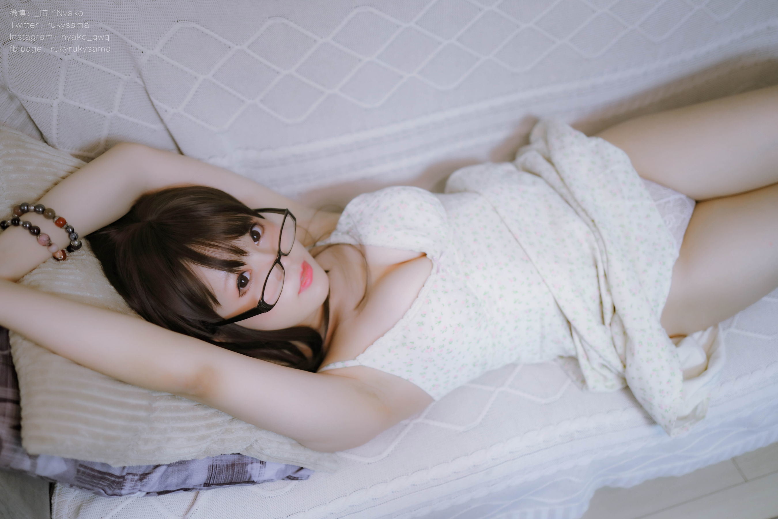 ネット有名人COSER写真] 萌妹子Nyako喵子 - 妄想彼女との同棲生活 の 便服シリーズ