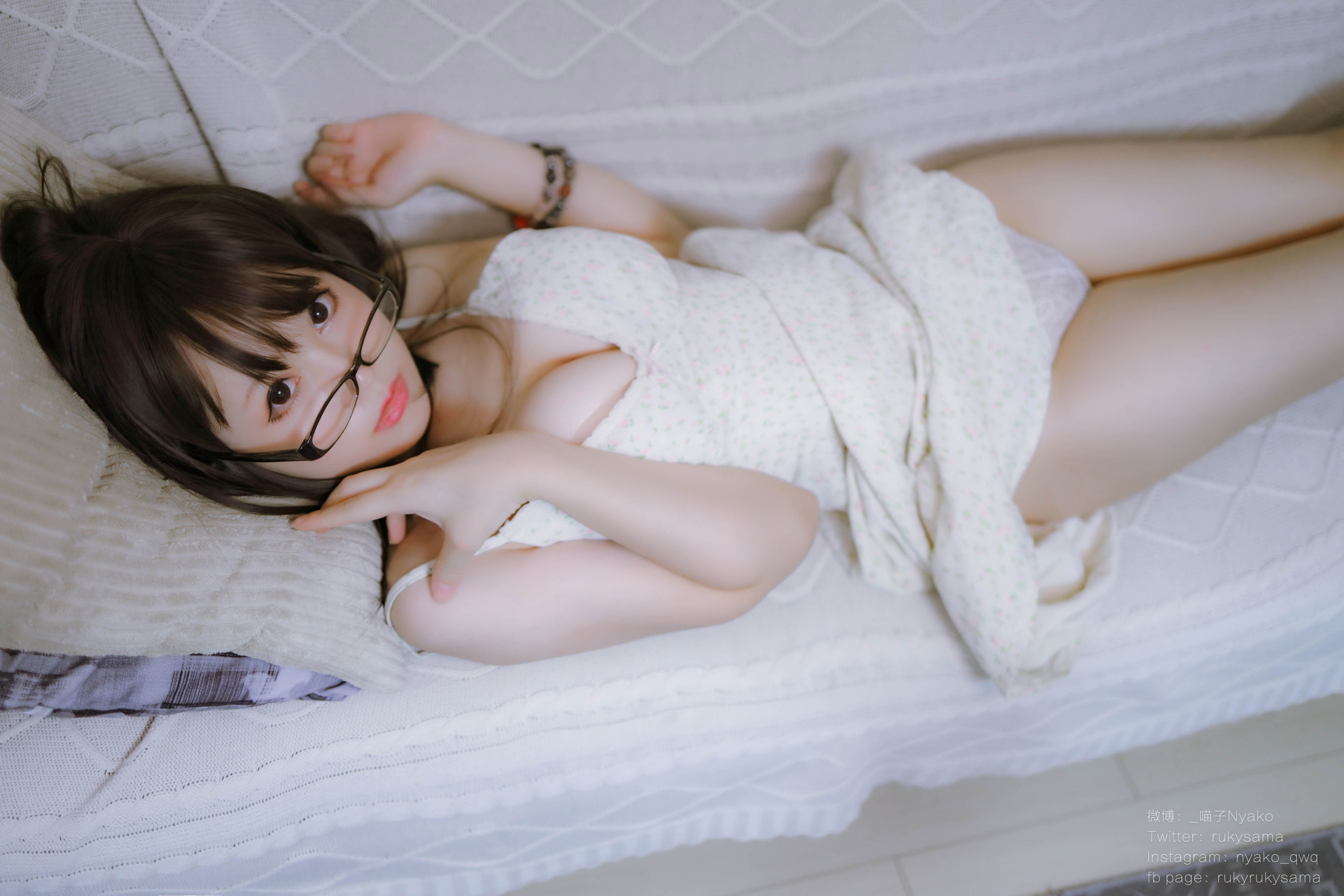 ネット有名人COSER写真] 萌妹子Nyako喵子 - 妄想彼女との同棲生活 の 便服シリーズ