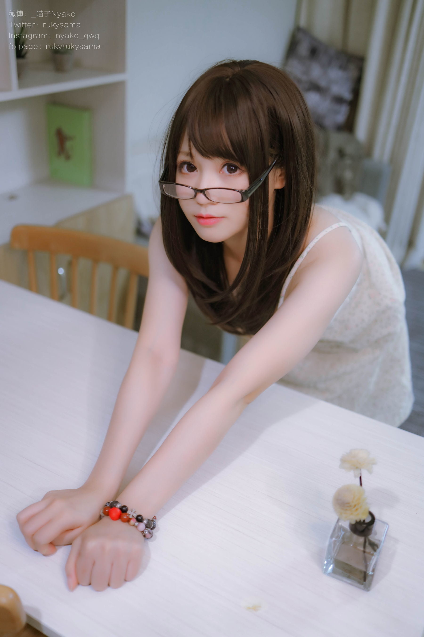 ネット有名人COSER写真] 萌妹子Nyako喵子 - 妄想彼女との同棲生活 の 便服シリーズ