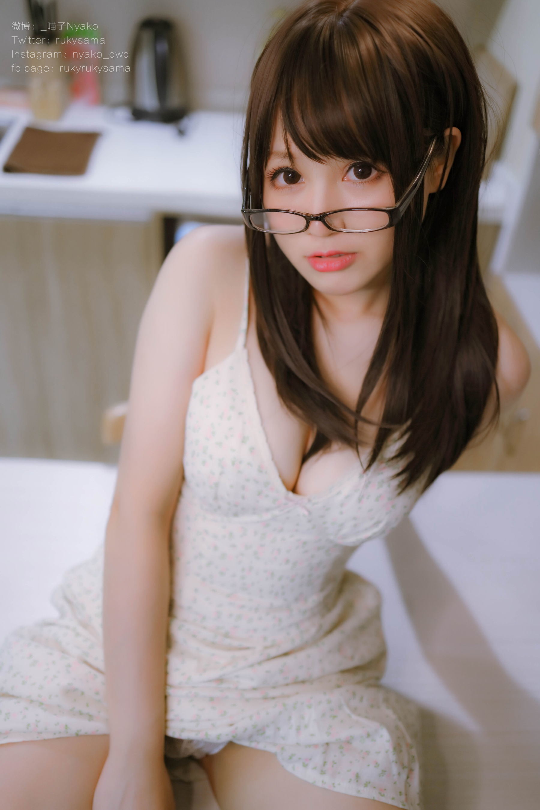 ネット有名人COSER写真] 萌妹子Nyako喵子 - 妄想彼女との同棲生活 の 便服シリーズ