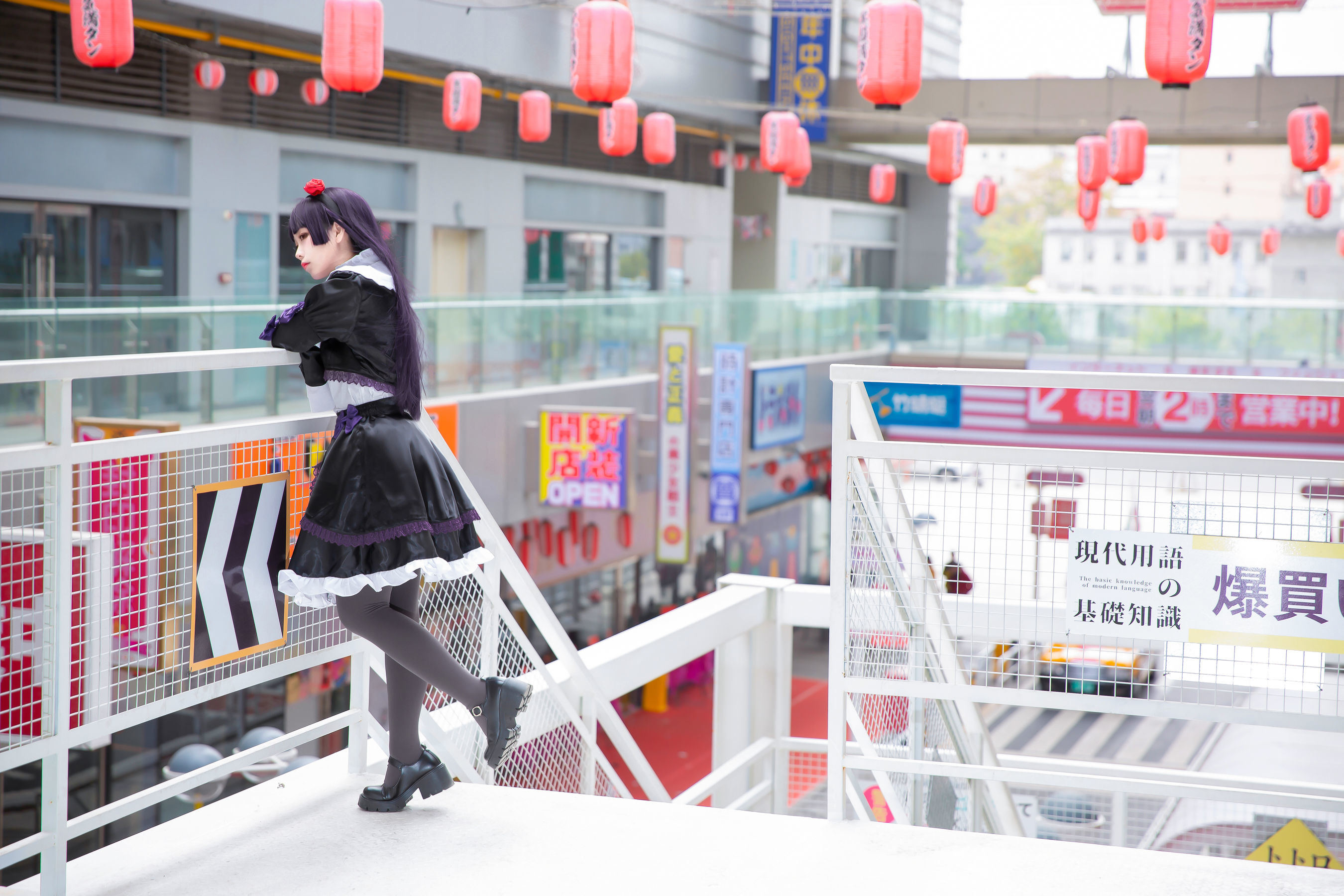 [网红COSER写真] 动漫博主G44不会受伤 - 黑猫