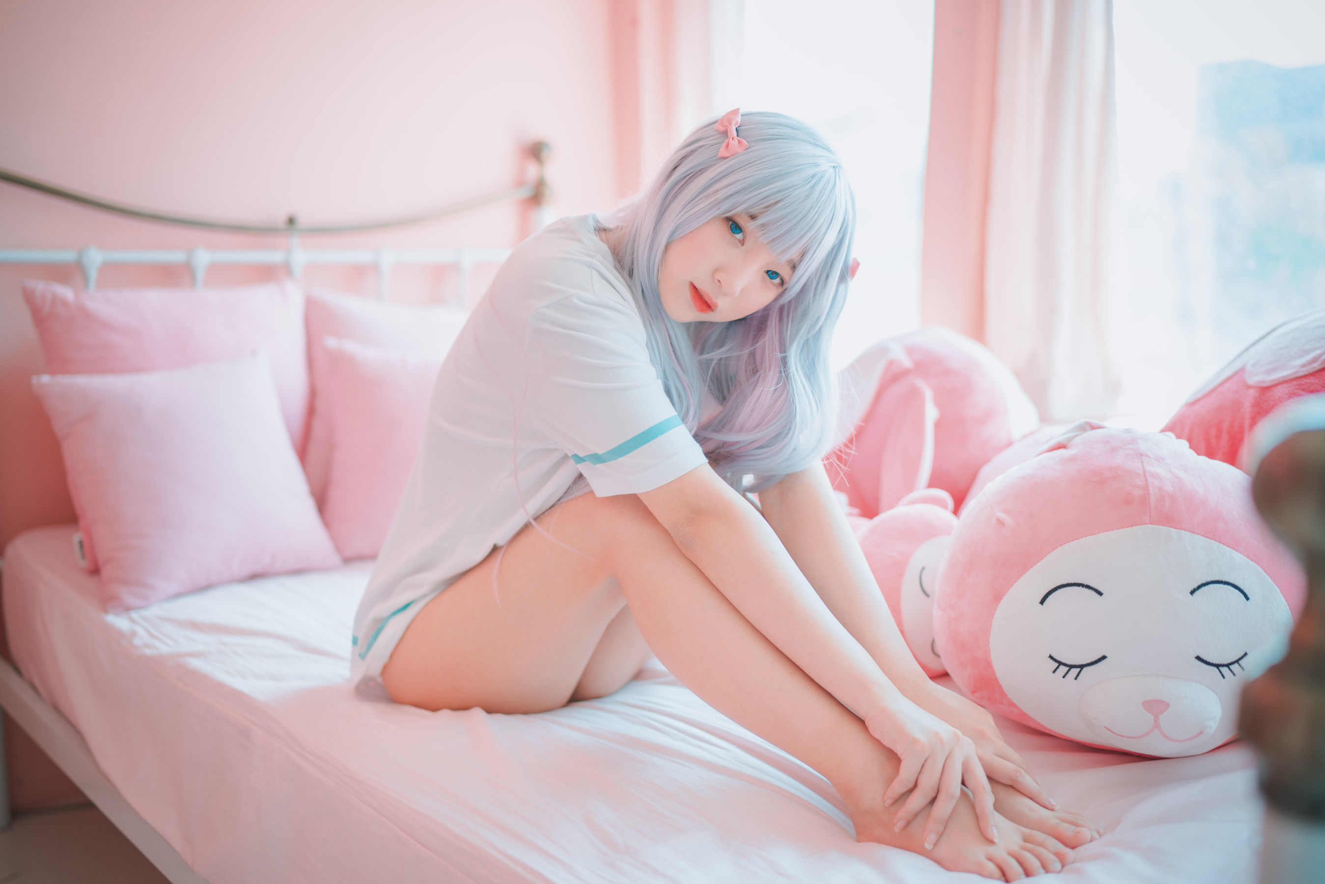 Ảnh Coser Ngôi sao Mạng] Cô gái ngực lớn Giang Nhân Khanh - Eromanga Sensei