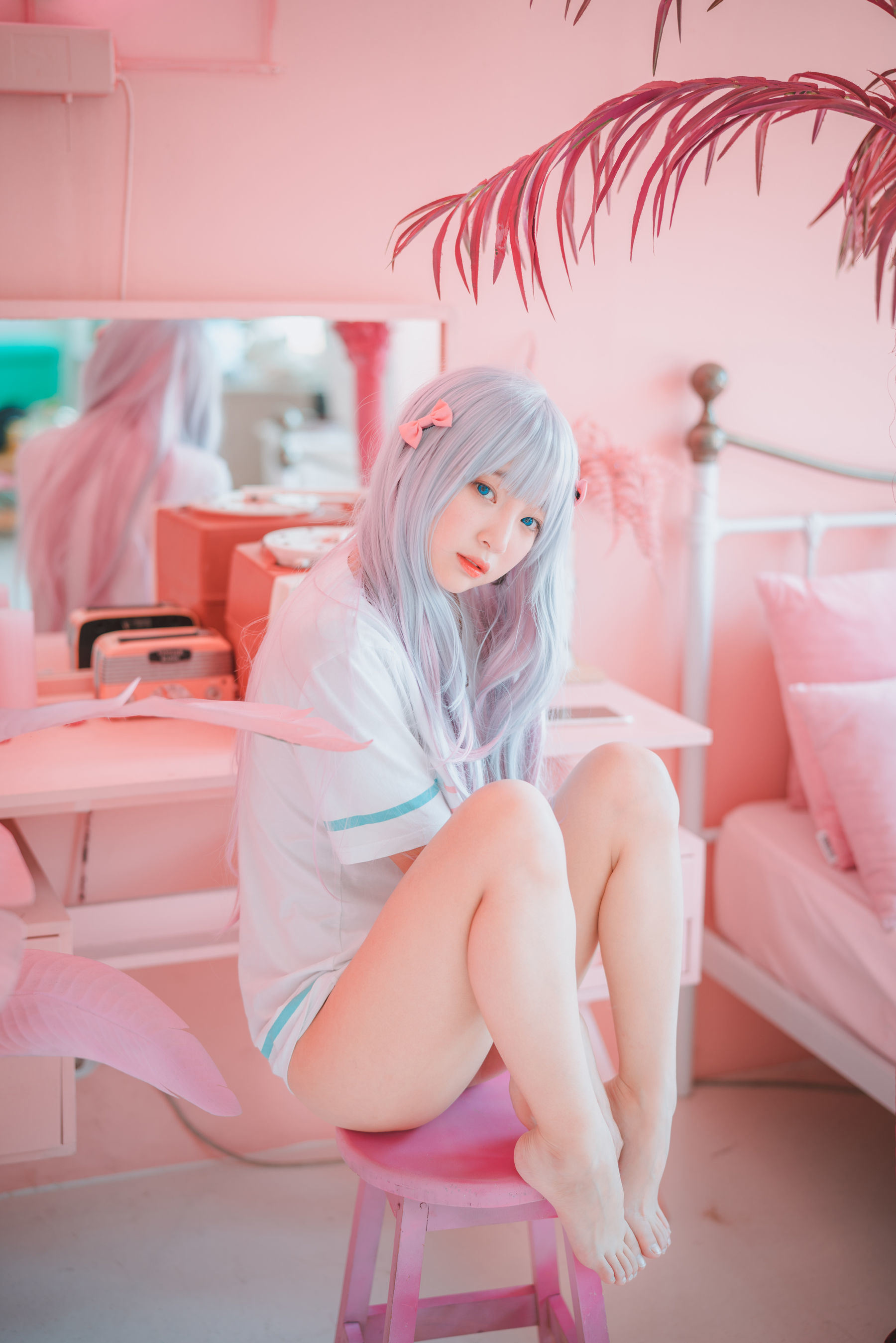 Ảnh Coser Ngôi sao Mạng] Cô gái ngực lớn Giang Nhân Khanh - Eromanga Sensei
