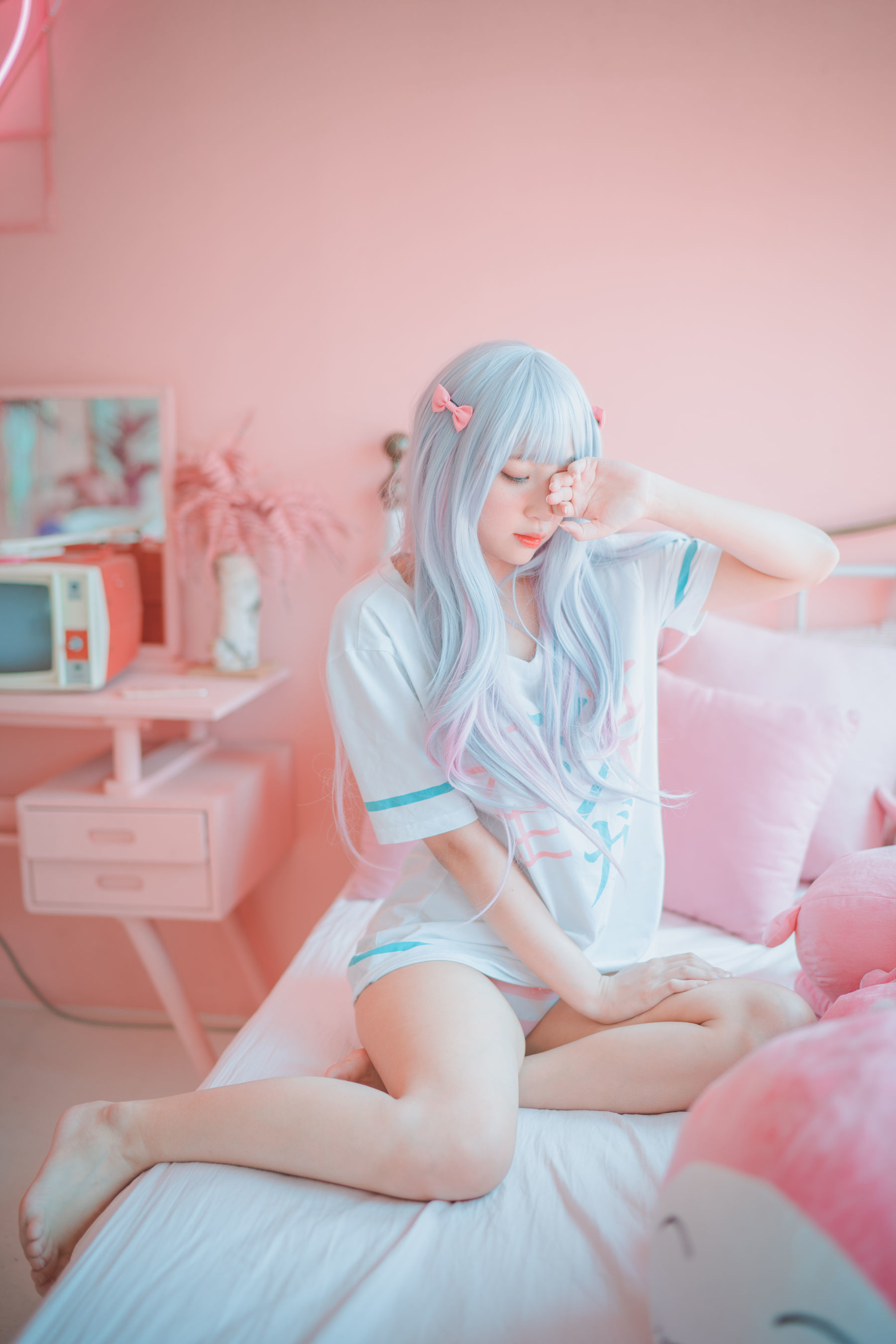Ảnh Coser Ngôi sao Mạng] Cô gái ngực lớn Giang Nhân Khanh - Eromanga Sensei