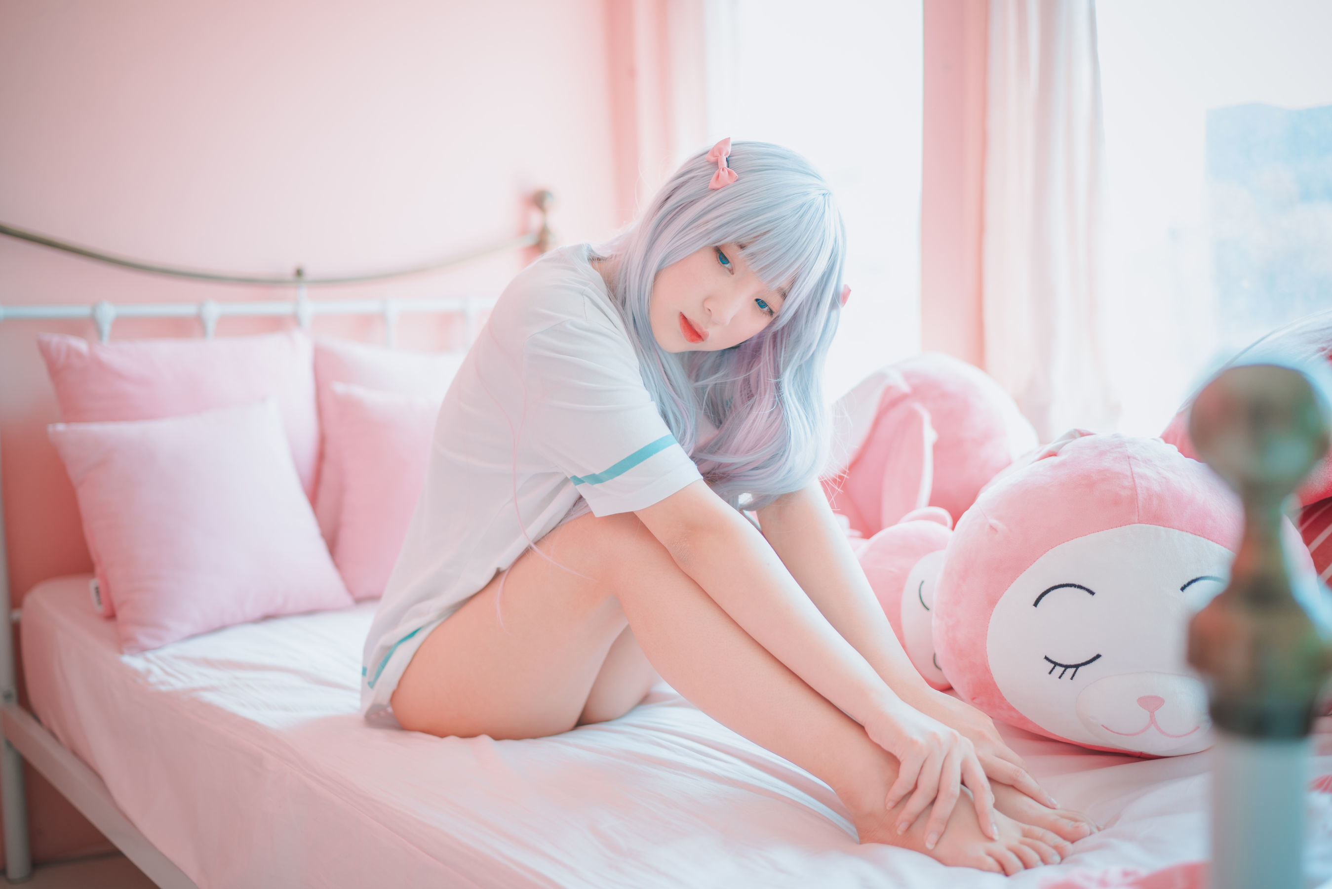 Ảnh Coser Ngôi sao Mạng] Cô gái ngực lớn Giang Nhân Khanh - Eromanga Sensei