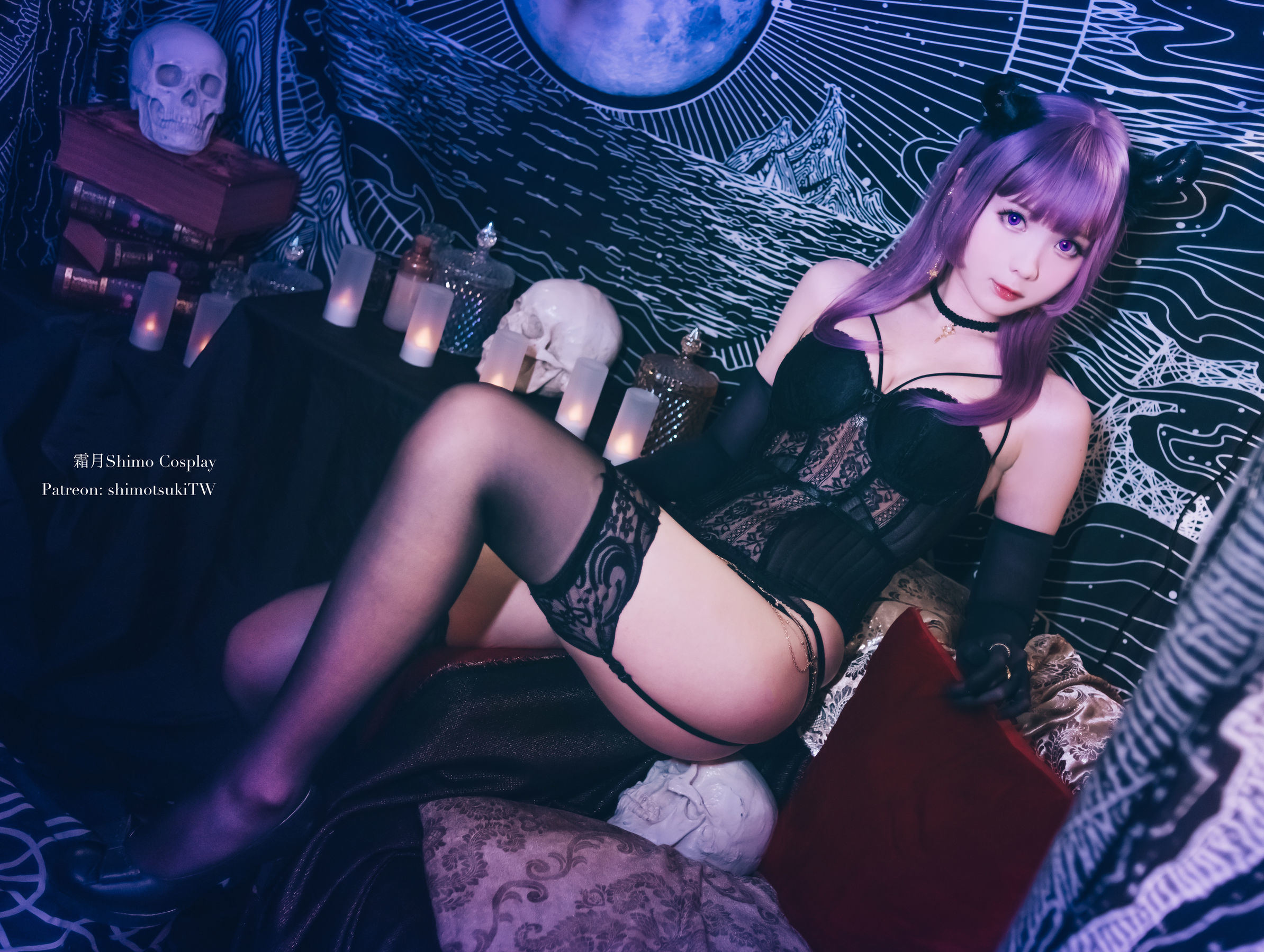 Internet Celebrity COSER Photobook] Weibo Girl Shuang Yue shimo - Underwear