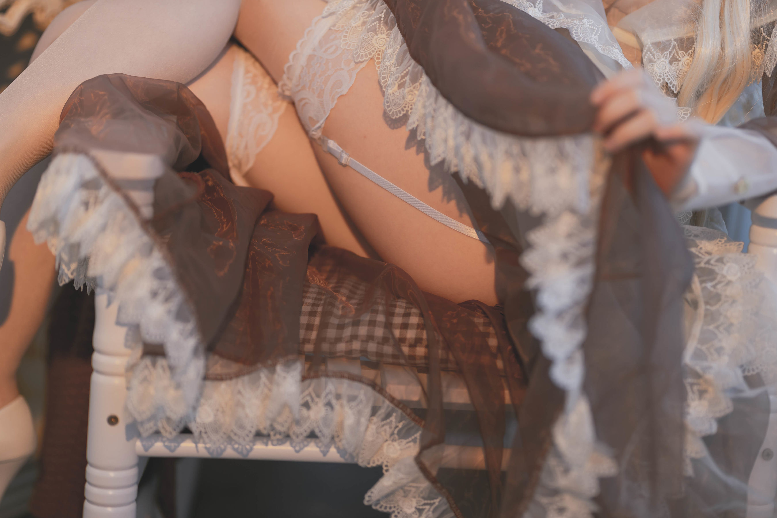 [网红COSER写真] 福利姬嘎潼 - 透明女仆