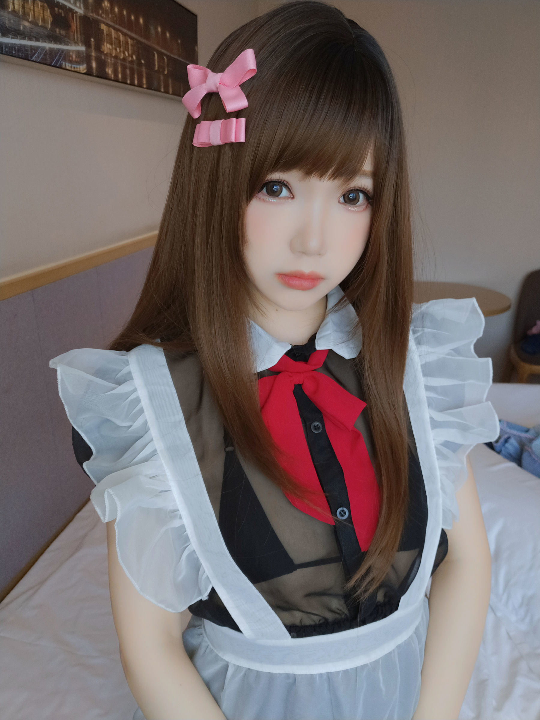 Ảnh cosplay net red] Blogger anime Tuyết Thanh Astra - Nữ hầu phòng tắm