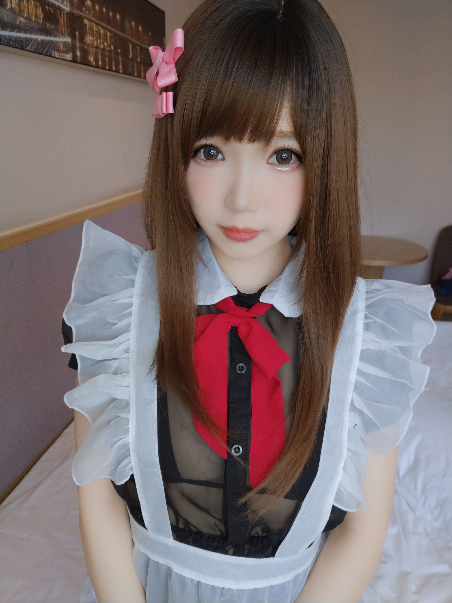 Ảnh cosplay net red] Blogger anime Tuyết Thanh Astra - Nữ hầu phòng tắm