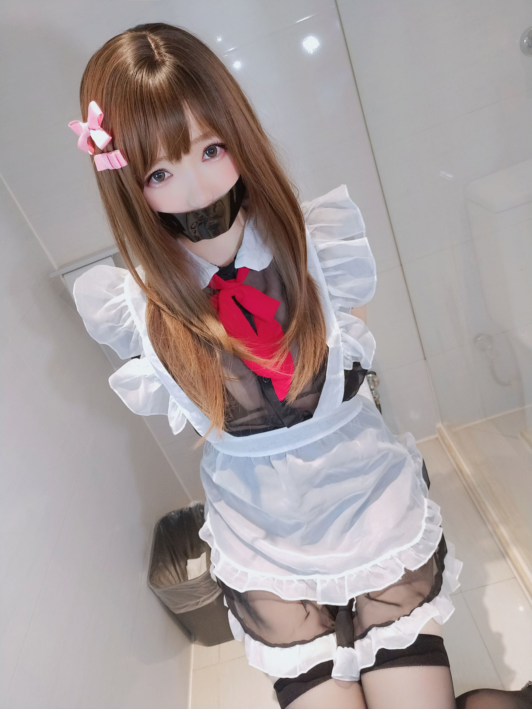 ネットレッド COSER 写真] アニメブロガー 雪晴アストラ - 浴室のメイド