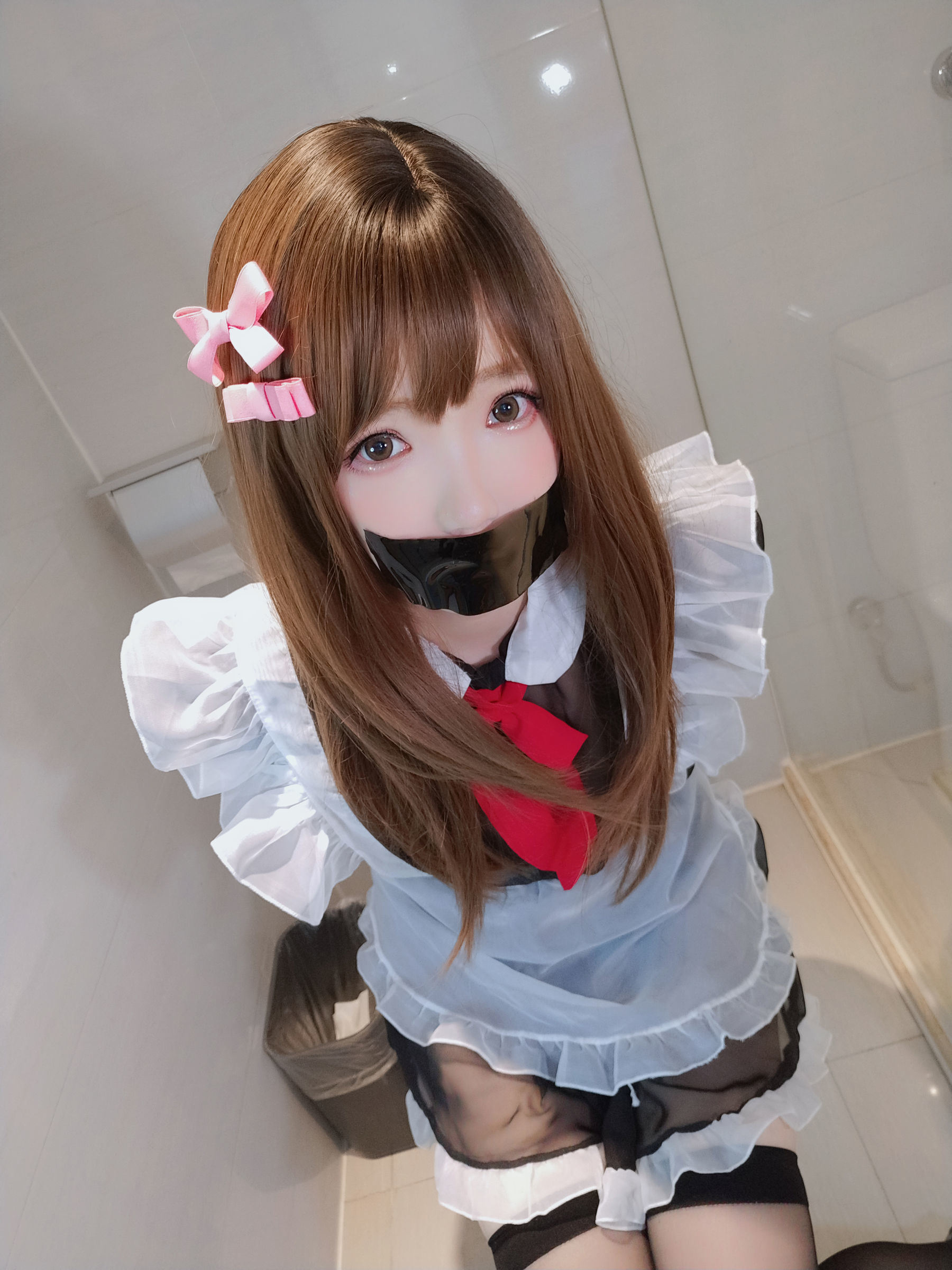 ネットレッド COSER 写真] アニメブロガー 雪晴アストラ - 浴室のメイド
