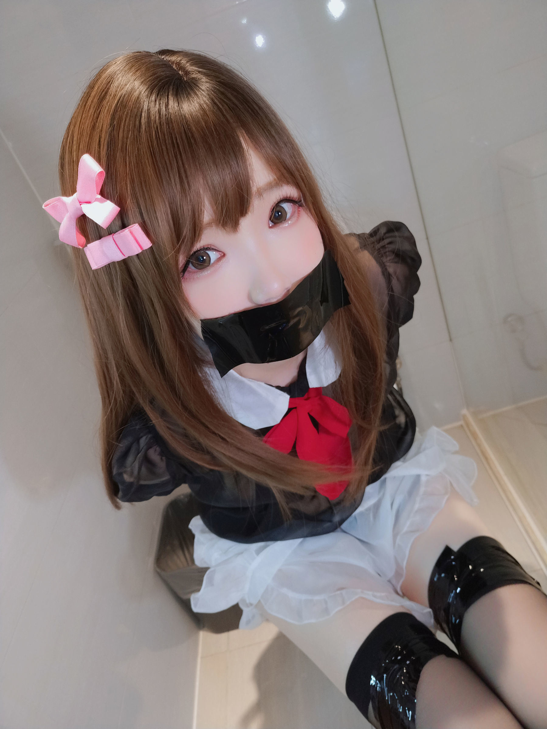 ネットレッド COSER 写真] アニメブロガー 雪晴アストラ - 浴室のメイド