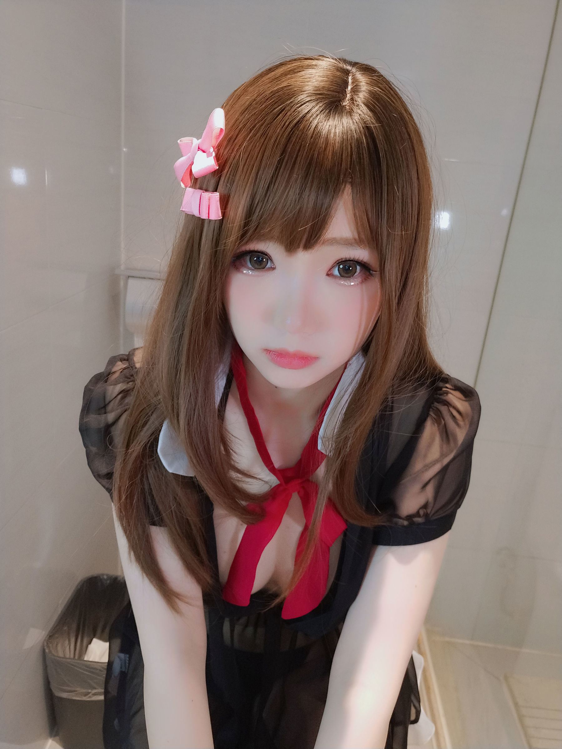 ネットレッド COSER 写真] アニメブロガー 雪晴アストラ - 浴室のメイド