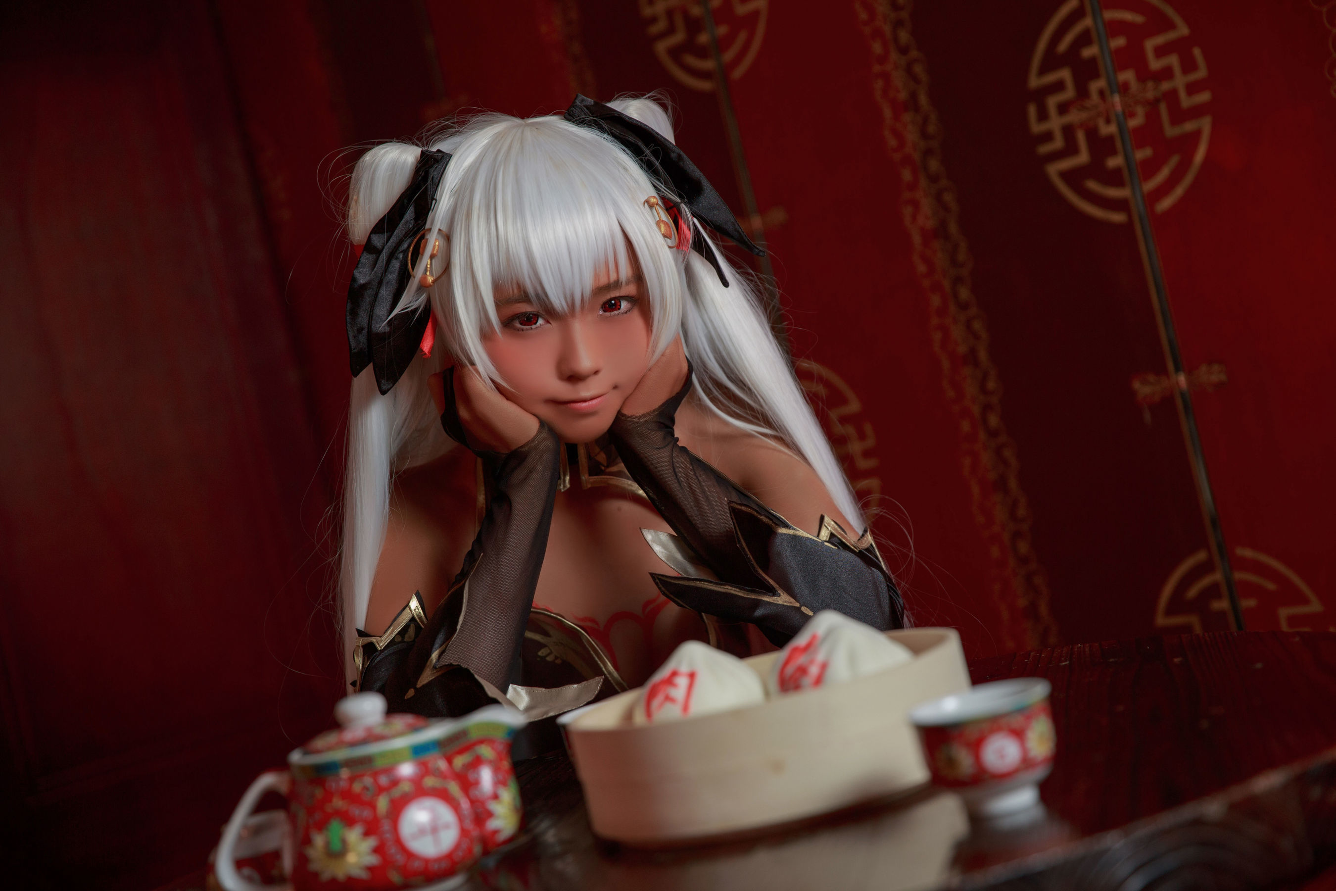 Ảnh chân dung COSER nổi tiếng] Blogger anime G44 sẽ không bị thương - Cô gái qipao màu nâu