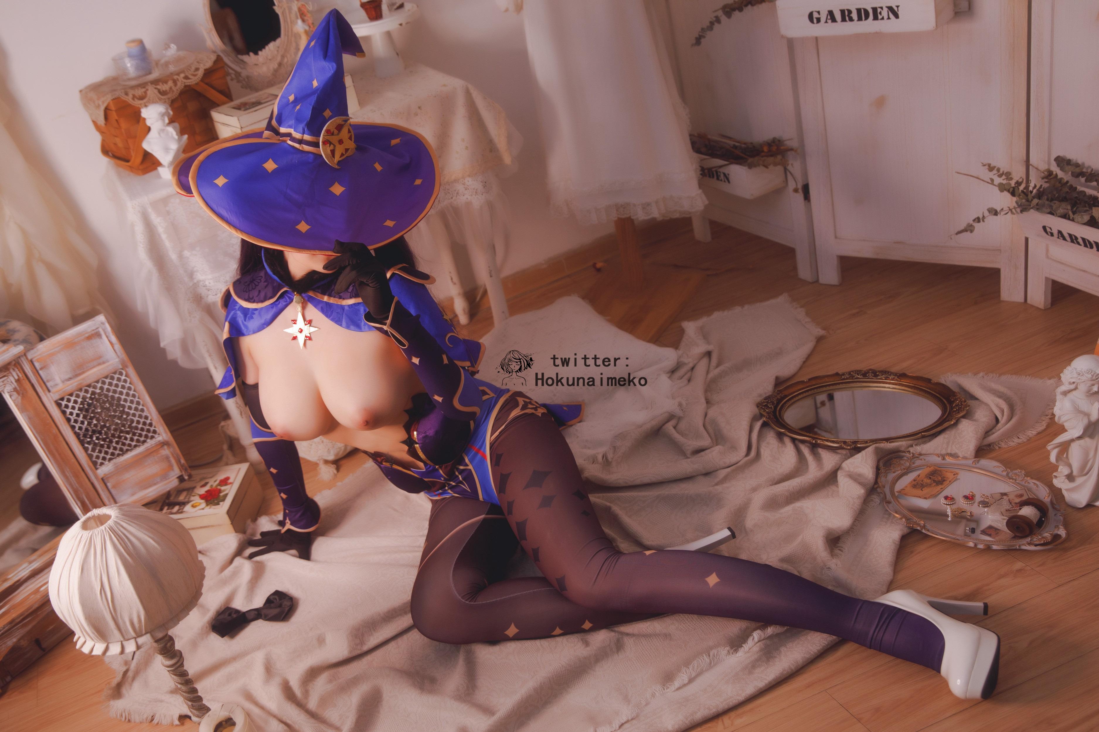 Hokunaimeko] 北乃芽子 – 原神 莫娜 47P