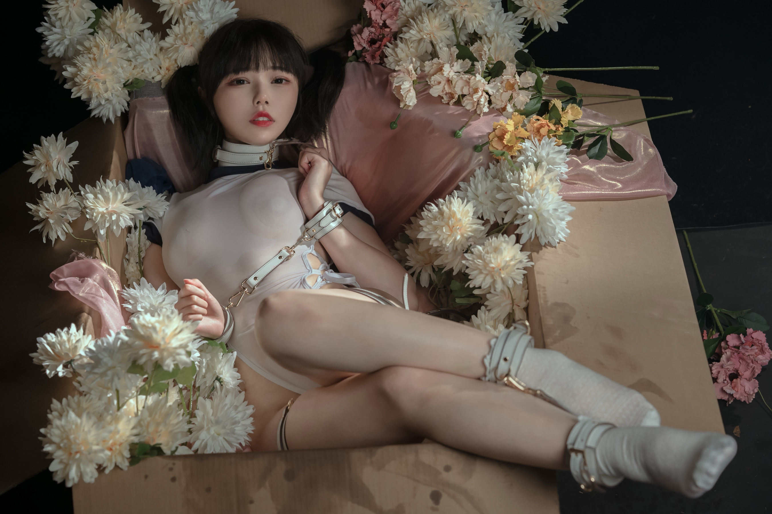 เน็ตไอดอลคอสเพลย์เยอร์写真] จีเยวี่ยเมียวจื่อ - ชุดกีฬายิมนาสติก