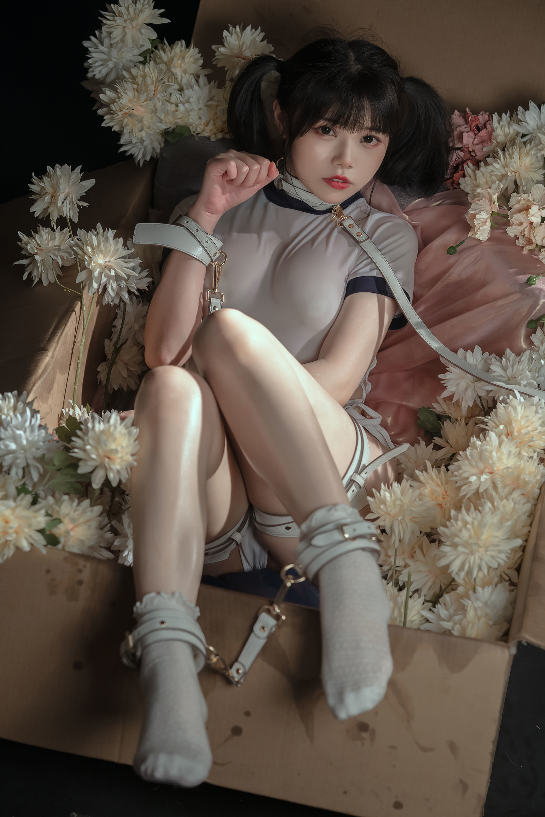 เน็ตไอดอลคอสเพลย์เยอร์写真] จีเยวี่ยเมียวจื่อ - ชุดกีฬายิมนาสติก