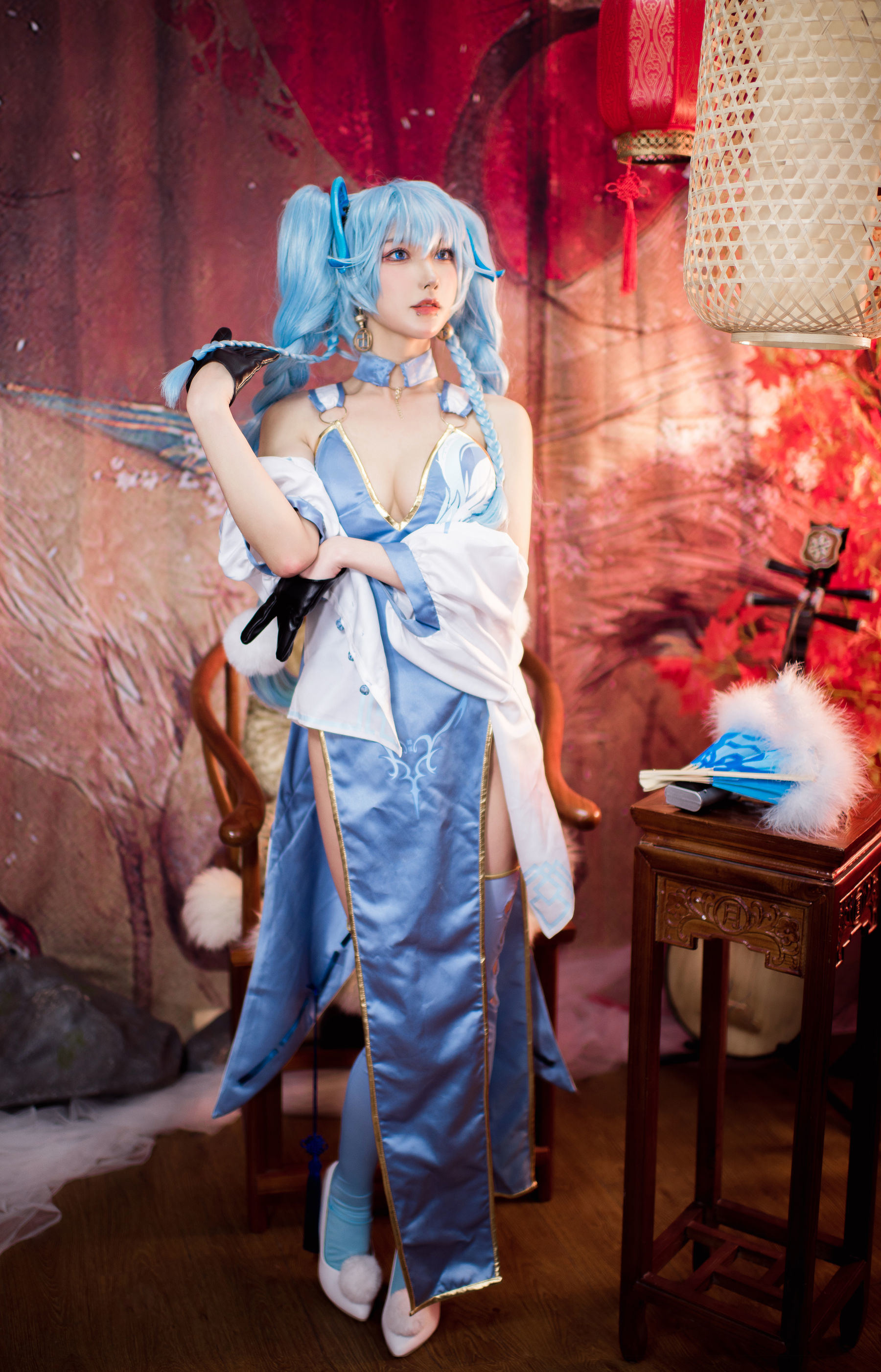 Net hồng COSER ảnh] Blogger anime A Bao cũng là thỏ nữ - Thiếu Nữ Chiến Tuyến PA-15翠雀 Mị