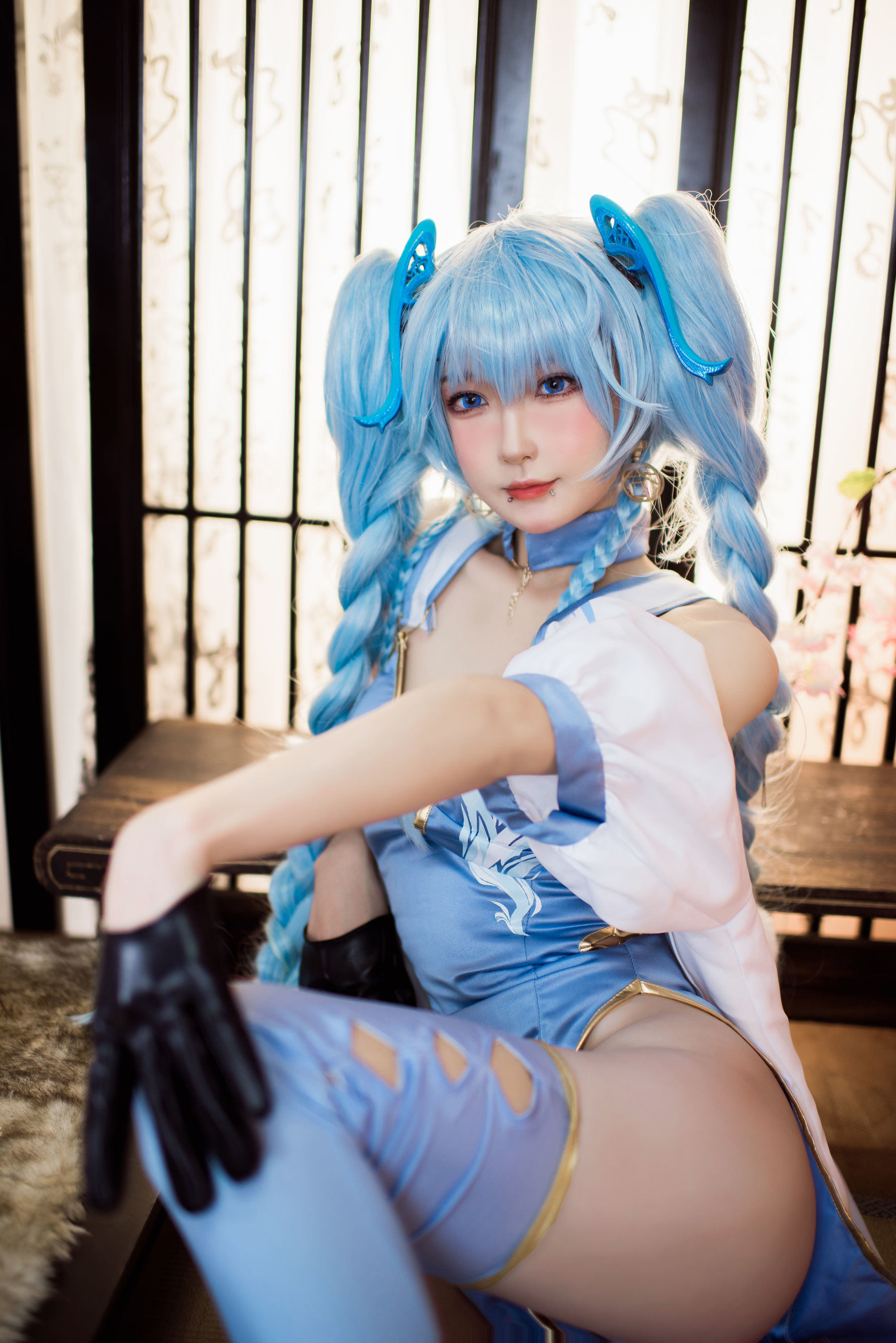 Net hồng COSER ảnh] Blogger anime A Bao cũng là thỏ nữ - Thiếu Nữ Chiến Tuyến PA-15翠雀 Mị