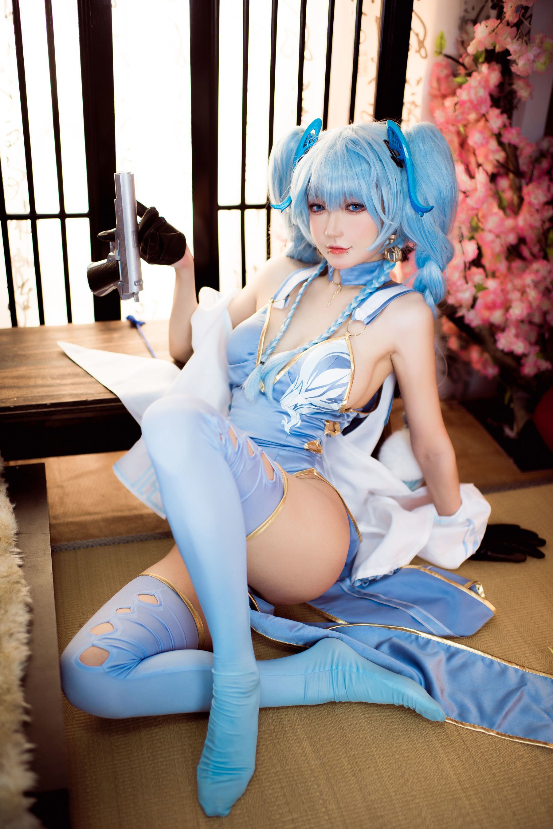 Net hồng COSER ảnh] Blogger anime A Bao cũng là thỏ nữ - Thiếu Nữ Chiến Tuyến PA-15翠雀 Mị