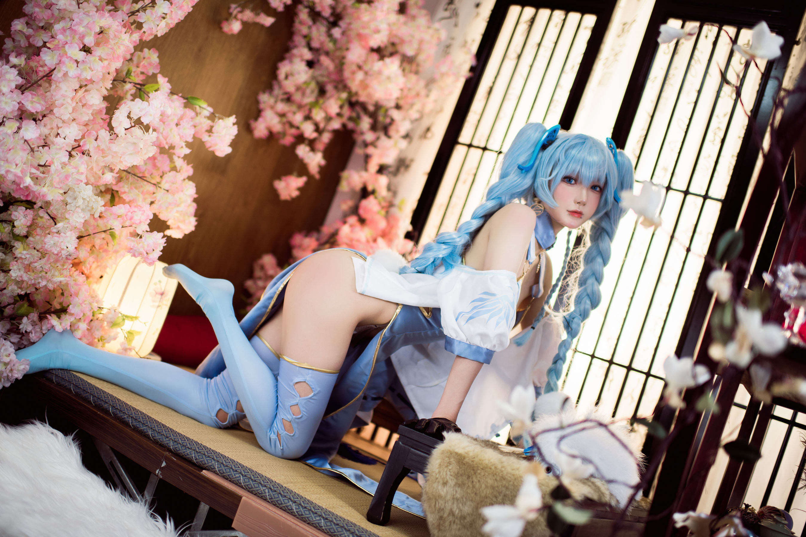 Net hồng COSER ảnh] Blogger anime A Bao cũng là thỏ nữ - Thiếu Nữ Chiến Tuyến PA-15翠雀 Mị