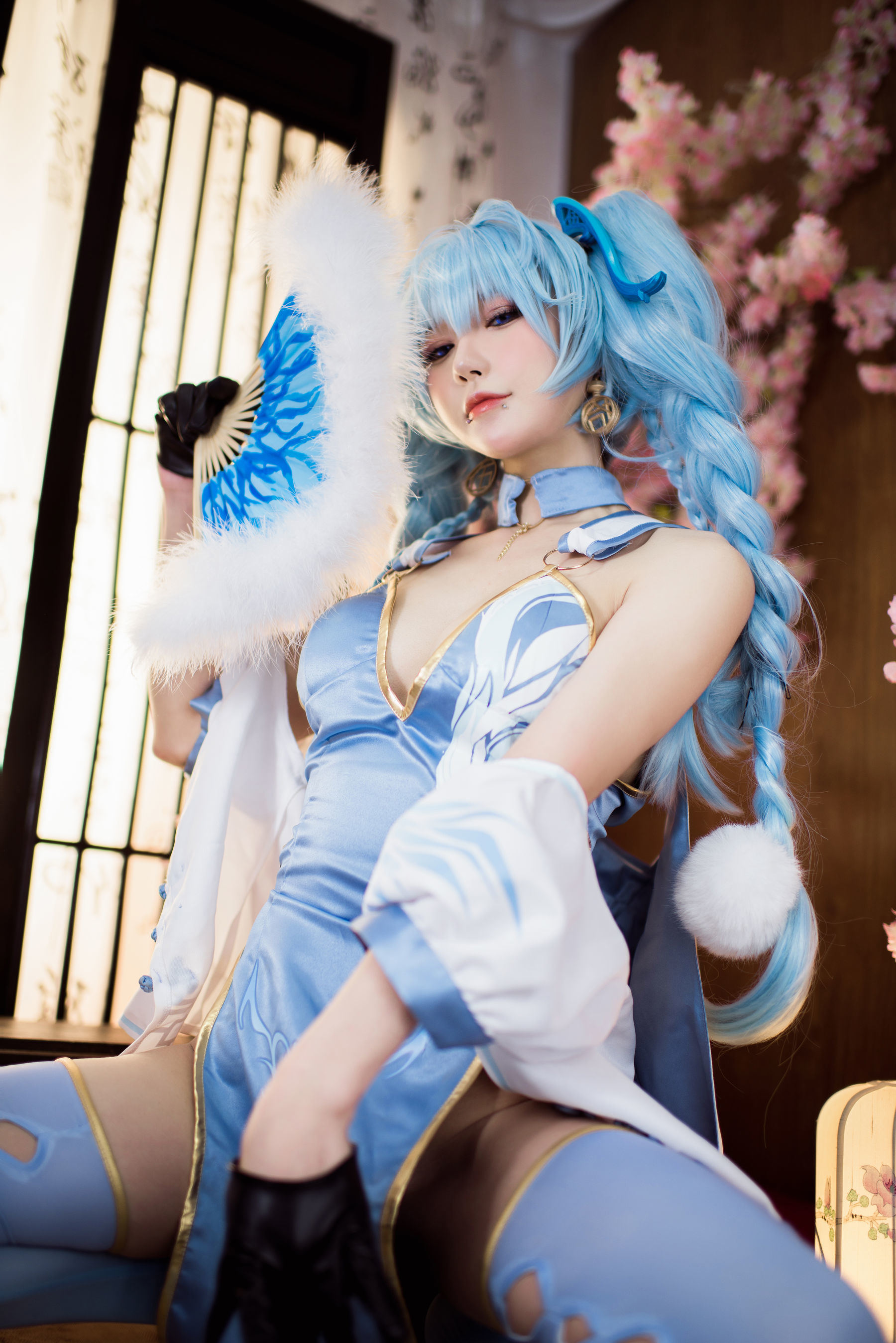 Net hồng COSER ảnh] Blogger anime A Bao cũng là thỏ nữ - Thiếu Nữ Chiến Tuyến PA-15翠雀 Mị