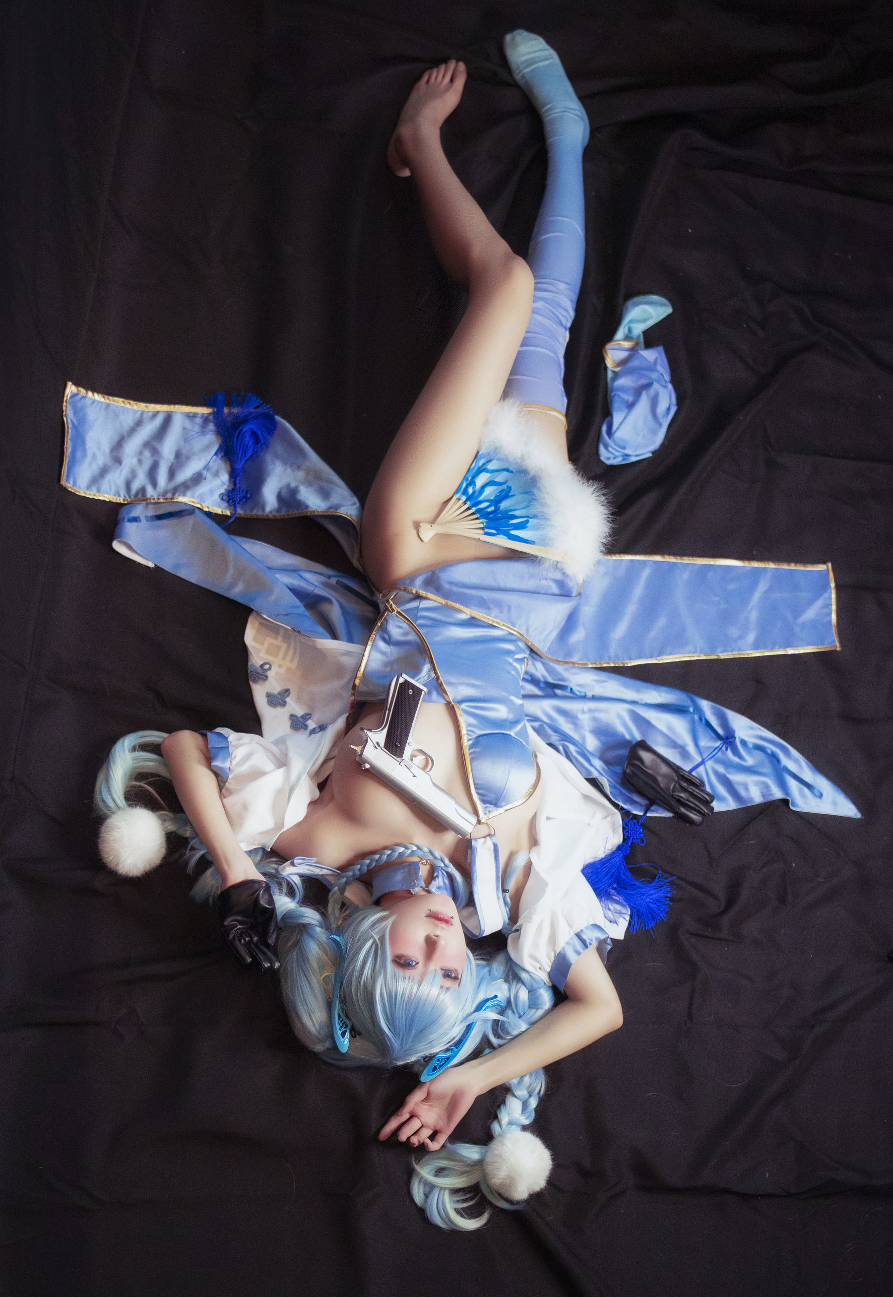 Internet Celebrity Coser Photobook] Anime Blogger A Bao is also a Bunny Girl - Girls' Frontline PA-15 Cui Que Mei