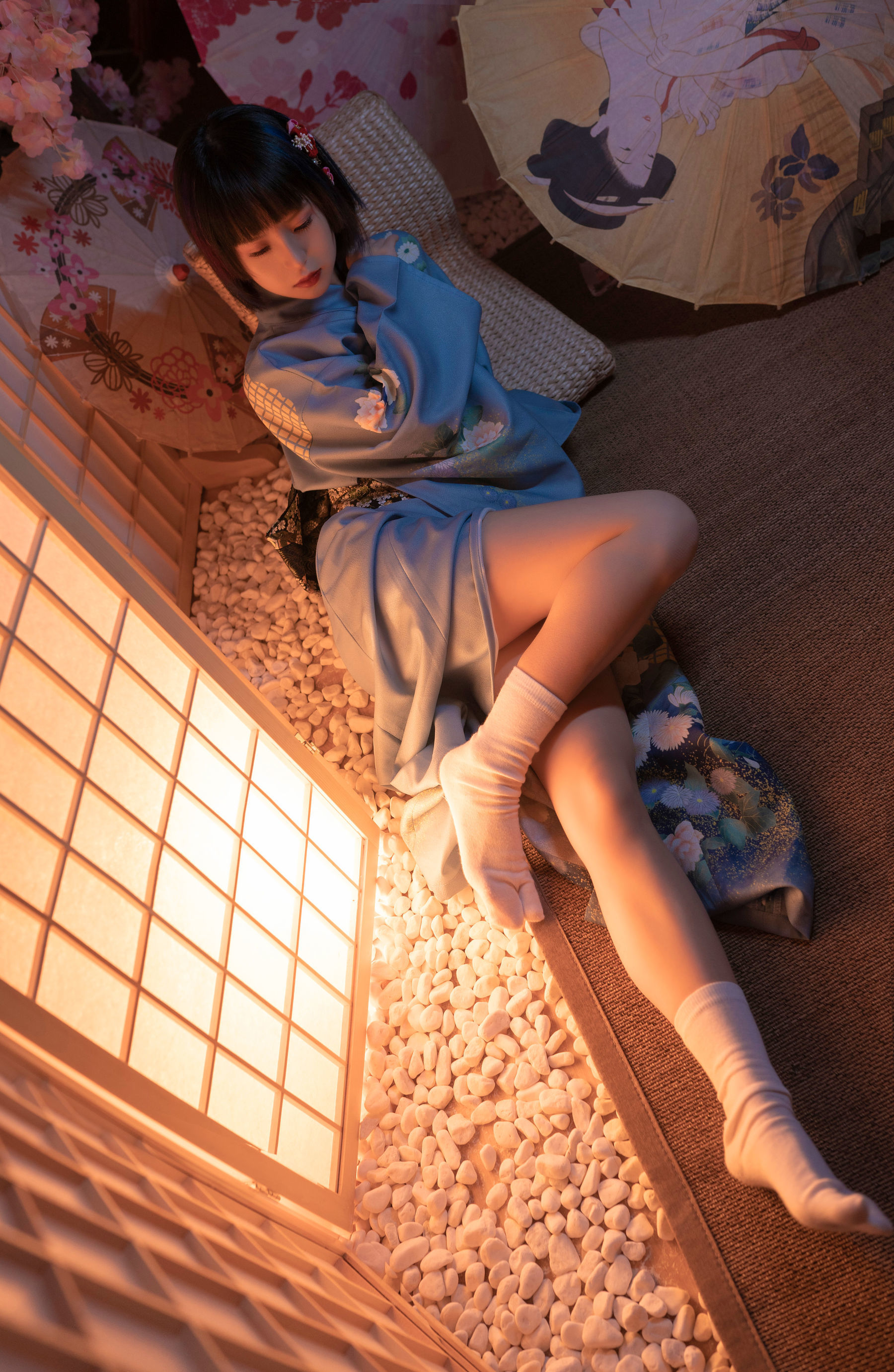 網紅COSER寫真] 美少女暈崽 - 櫻之誘惑