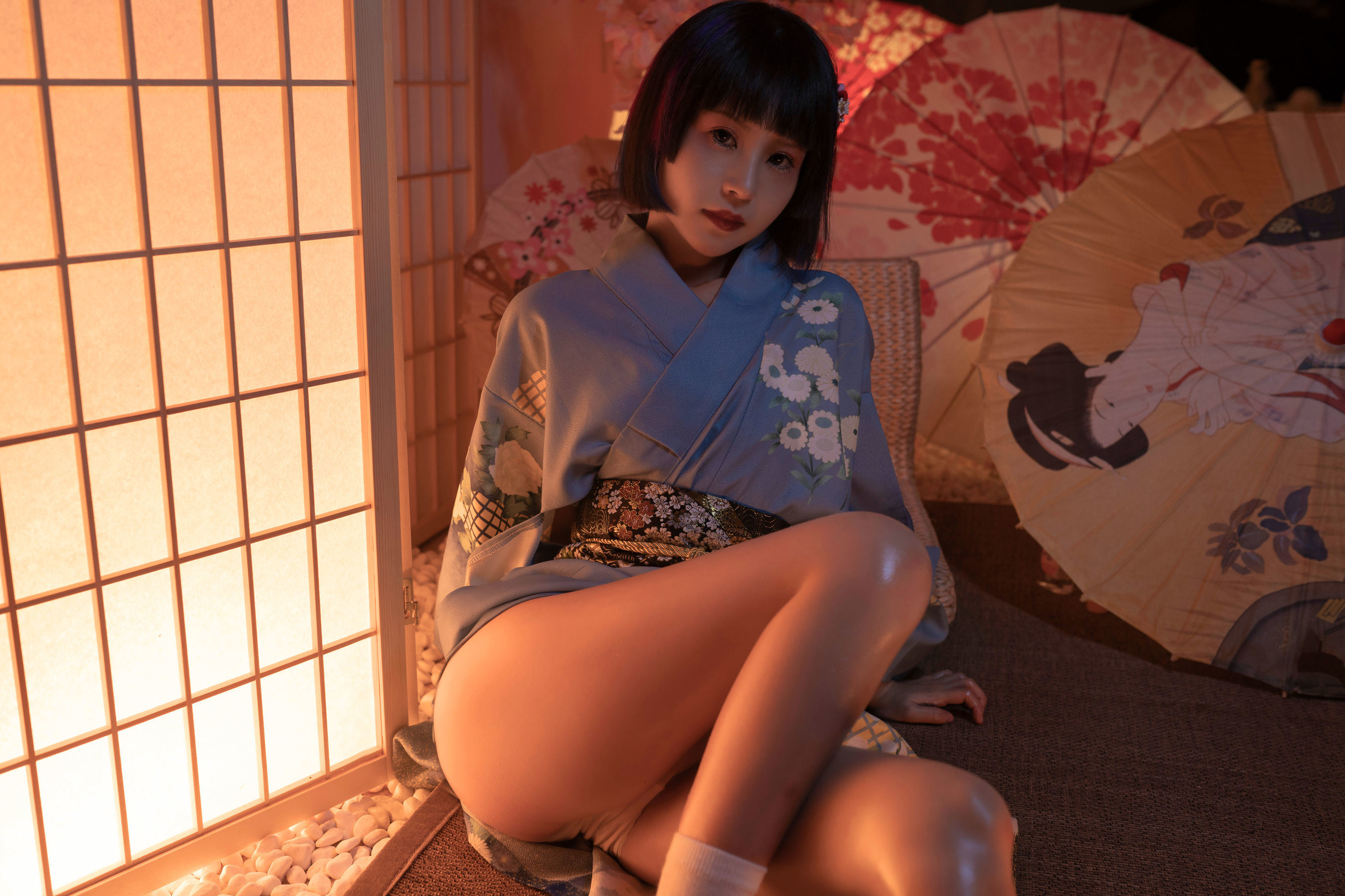 網紅COSER寫真] 美少女暈崽 - 櫻之誘惑
