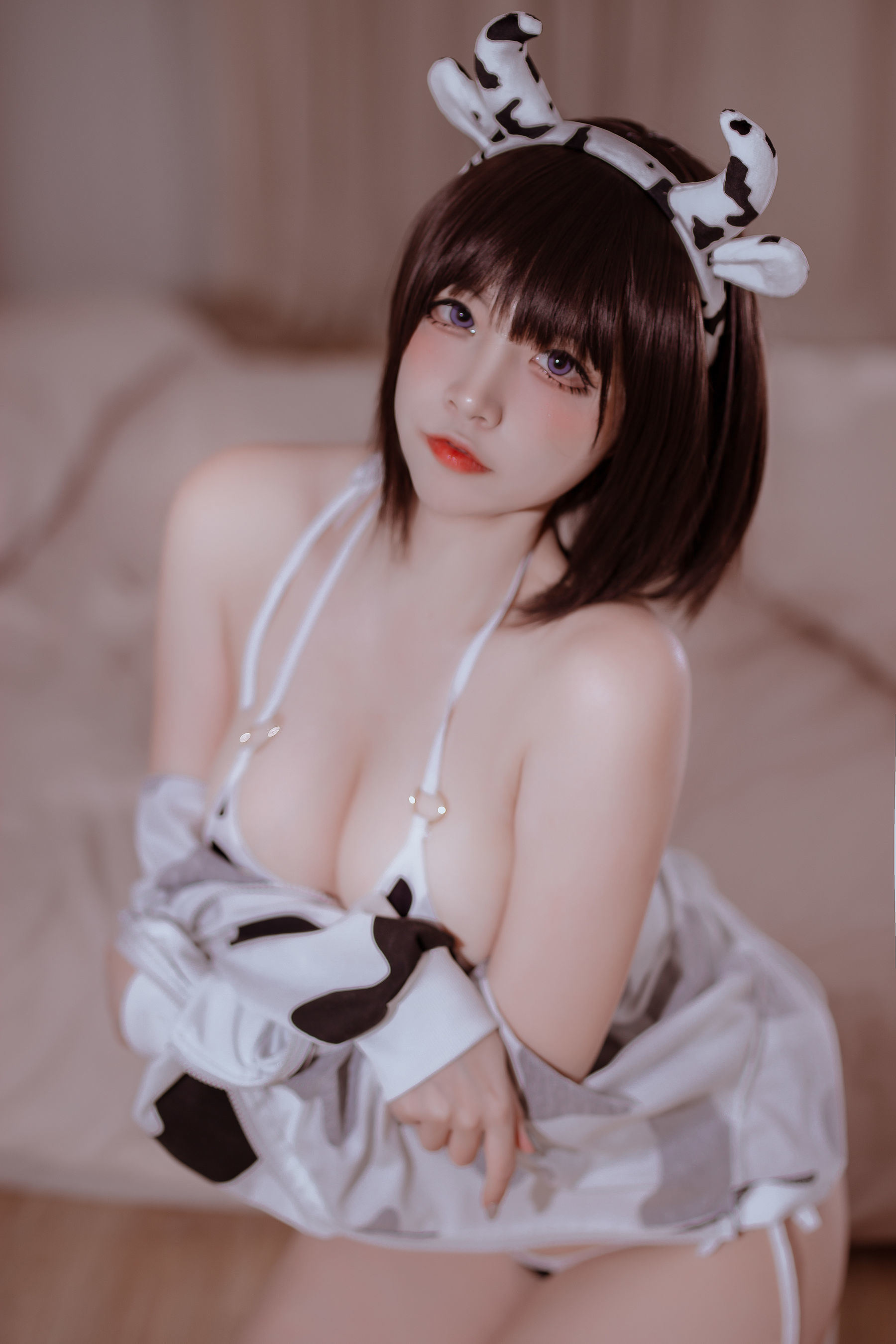 網紅COSER寫真] 人氣Coser二佐Nisa - 奶牛妹妹