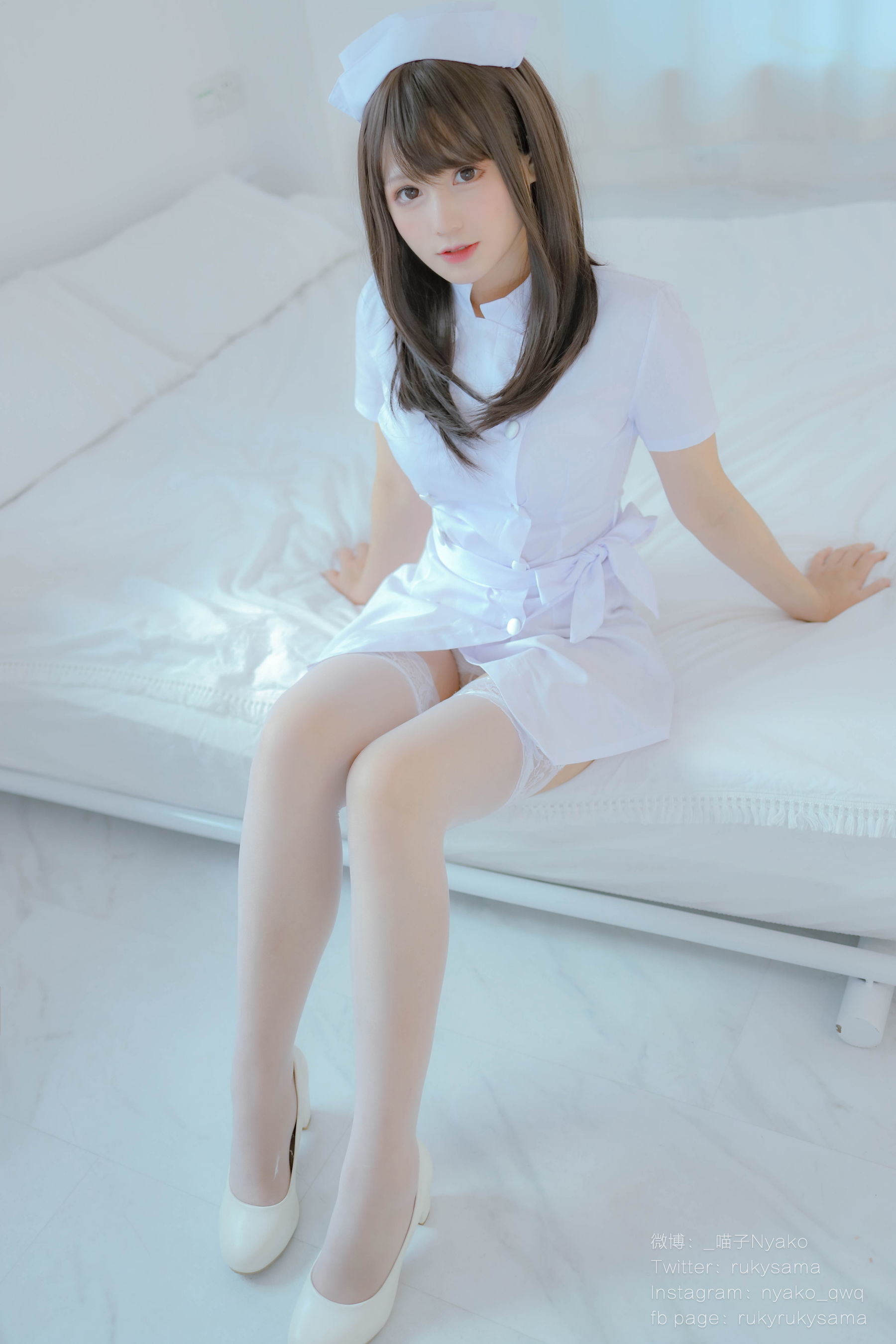 Ảnh của Net Idol COSER] Cô gái dễ thương Nyako Miêu Tử - Phòng bệnh bí mật