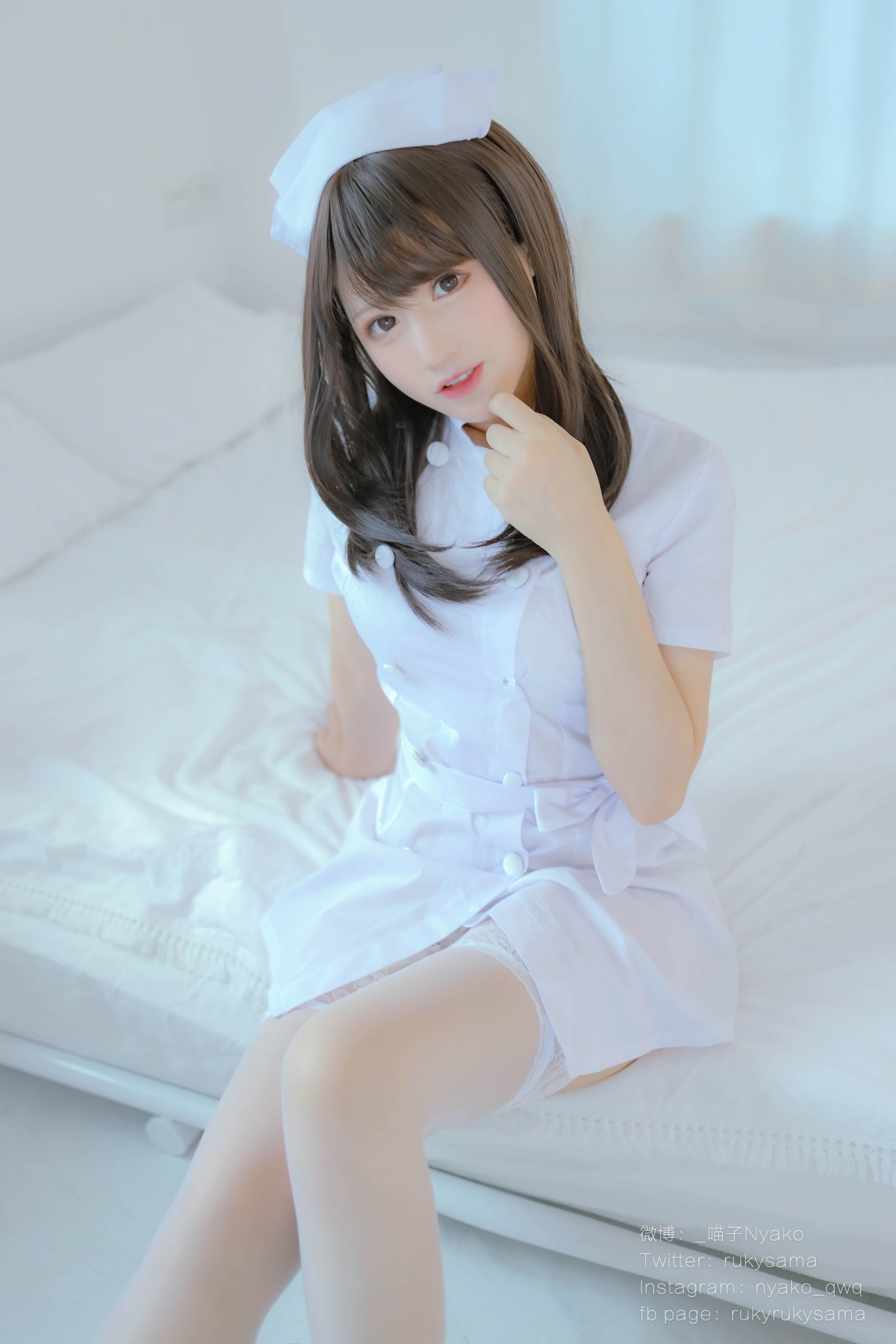 Ảnh của Net Idol COSER] Cô gái dễ thương Nyako Miêu Tử - Phòng bệnh bí mật