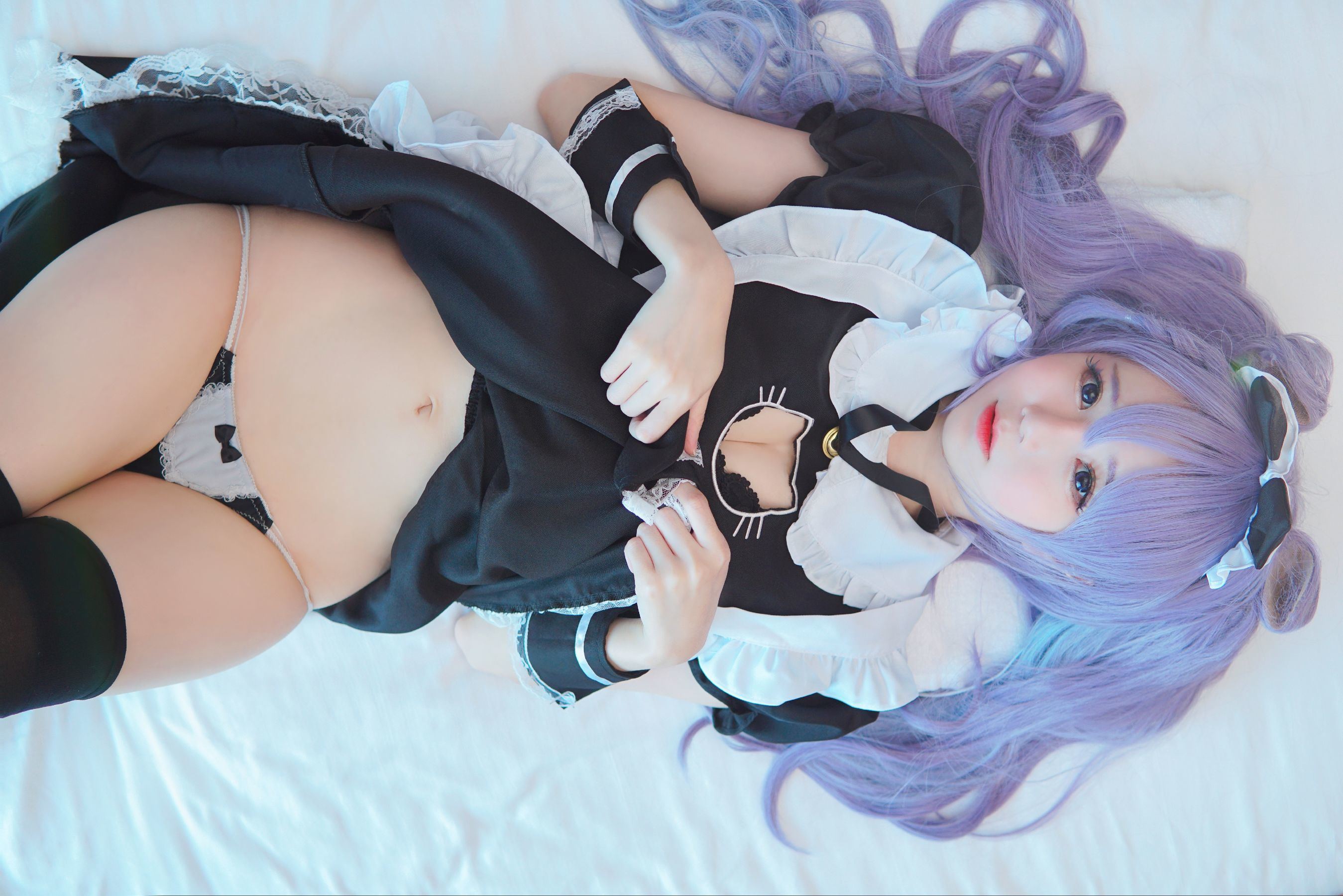 Internet Celebrity Cosplayer Photobook] Sally Dorasnow - Keqing Maid