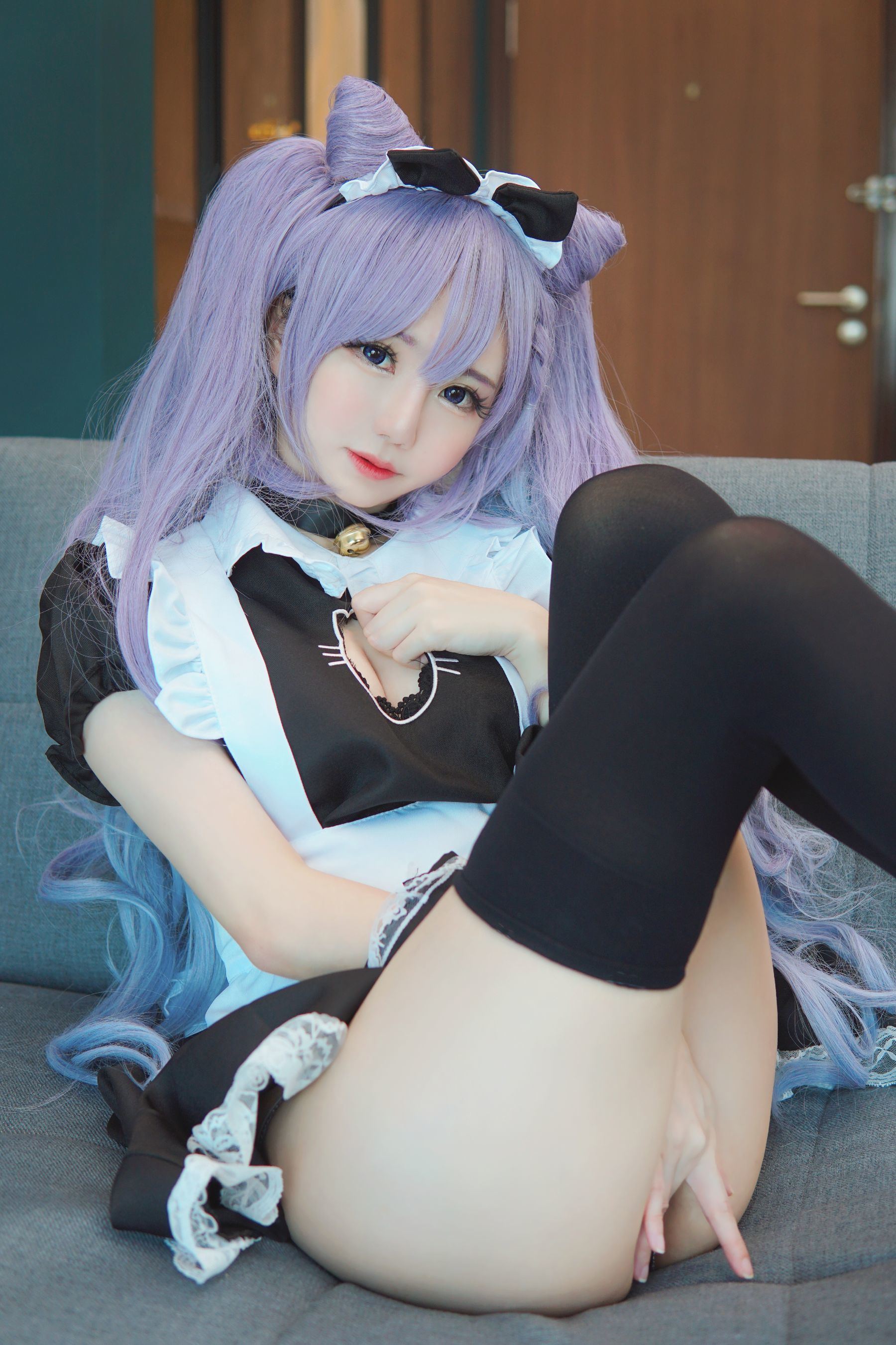 Tập ảnh Cosplay của Ngôi sao mạng] Sally Dorasnow - Keqing Maid