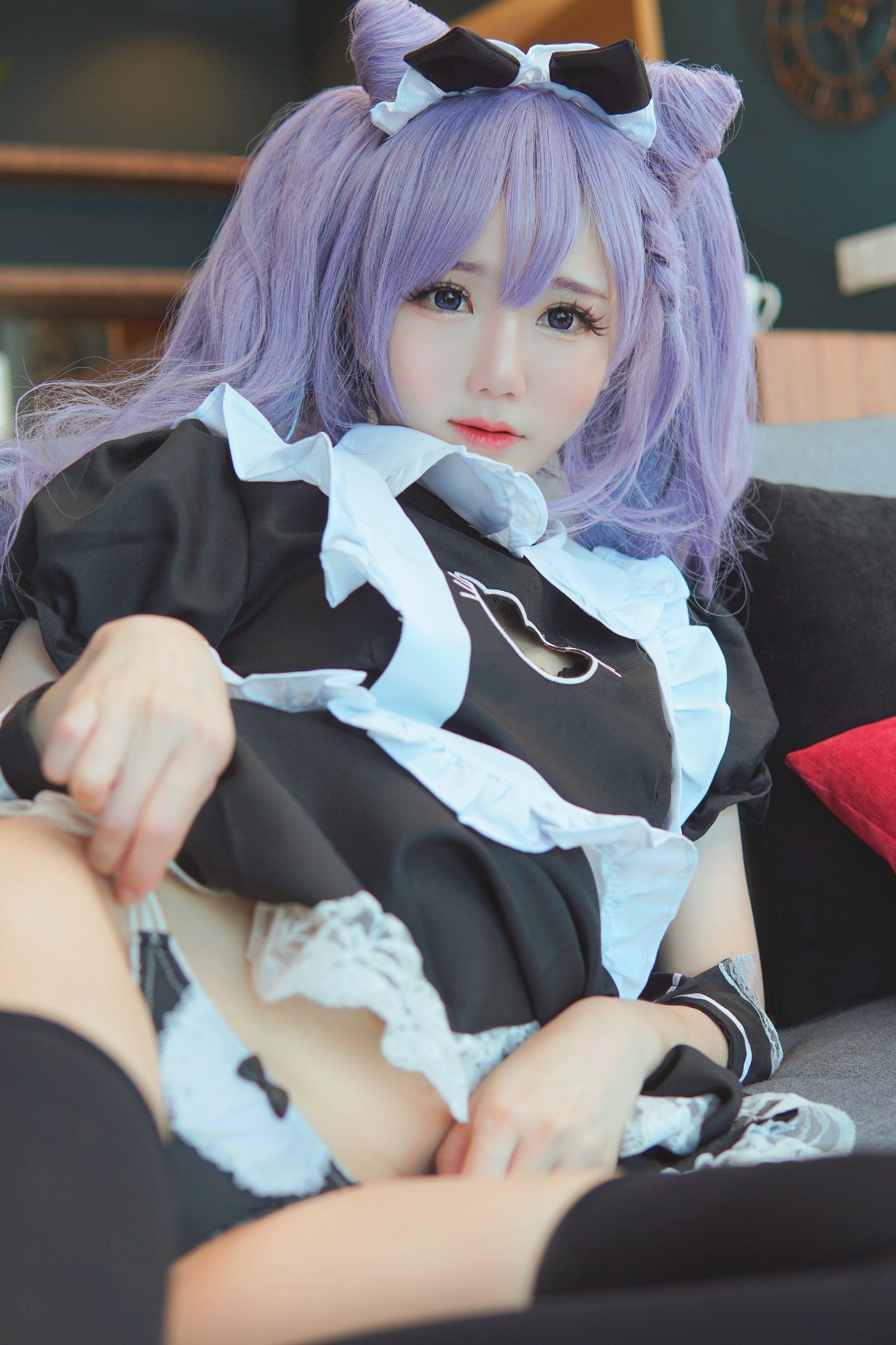 Tập ảnh Cosplay của Ngôi sao mạng] Sally Dorasnow - Keqing Maid