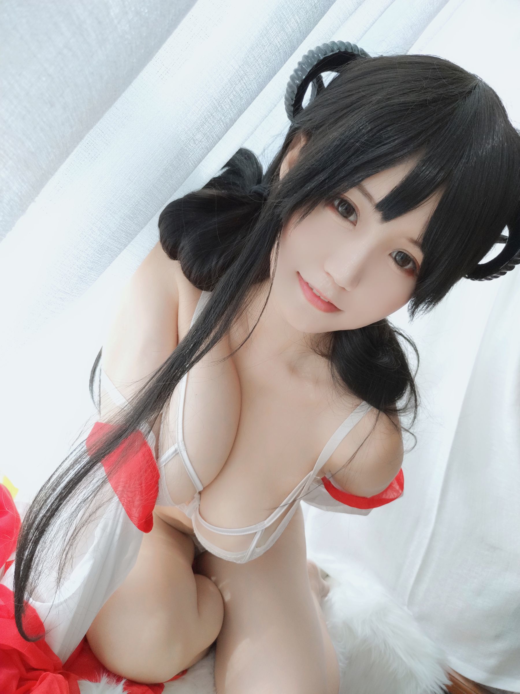 網紅COSER寫真] 動漫博主小倉千代w - 巫女DLC