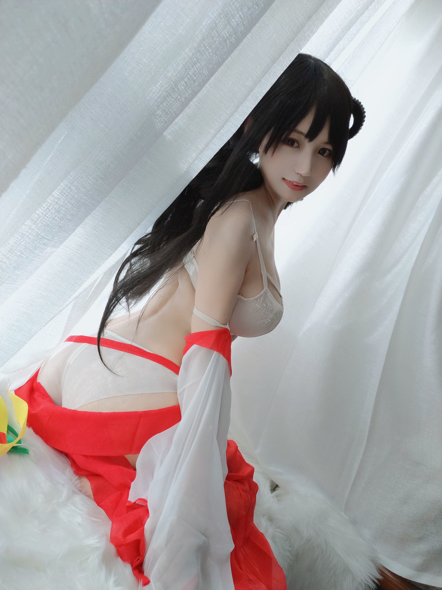 網紅COSER寫真] 動漫博主小倉千代w - 巫女DLC