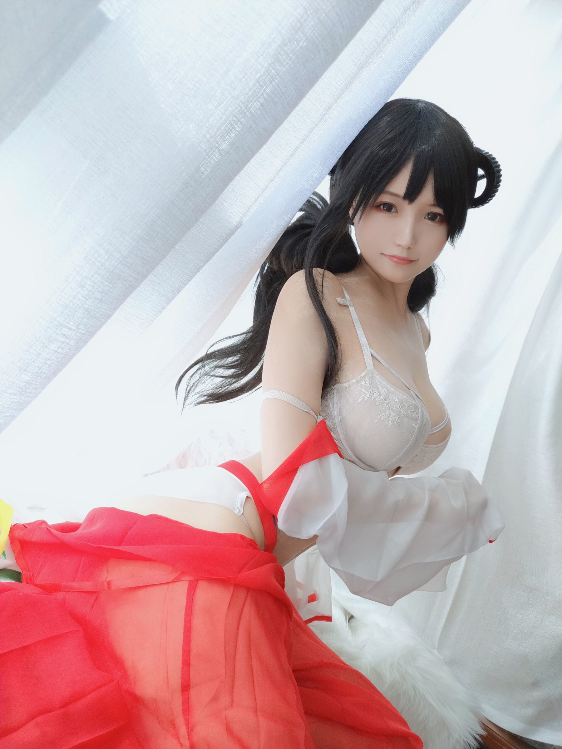 網紅COSER寫真] 動漫博主小倉千代w - 巫女DLC