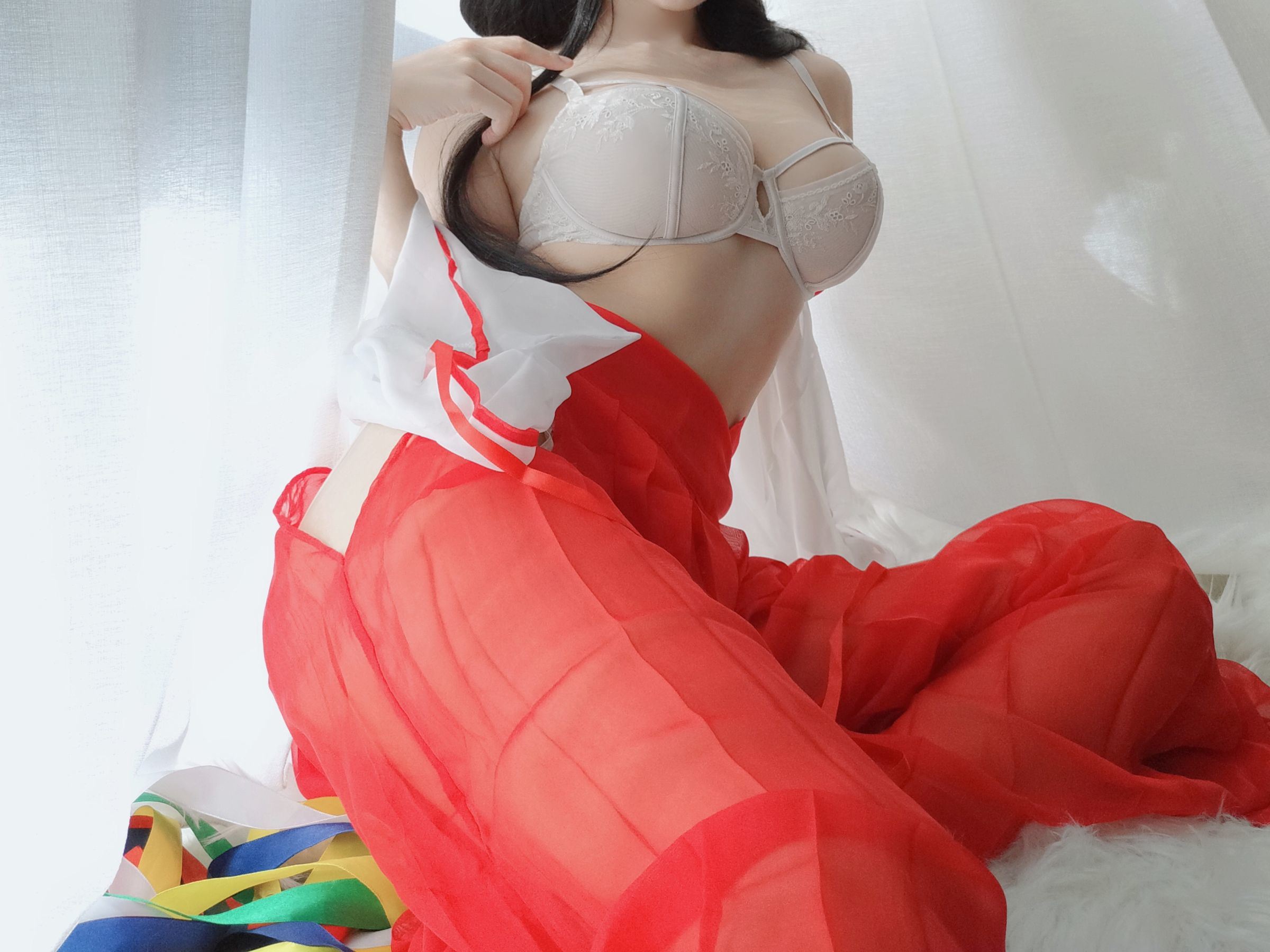 網紅COSER寫真] 動漫博主小倉千代w - 巫女DLC